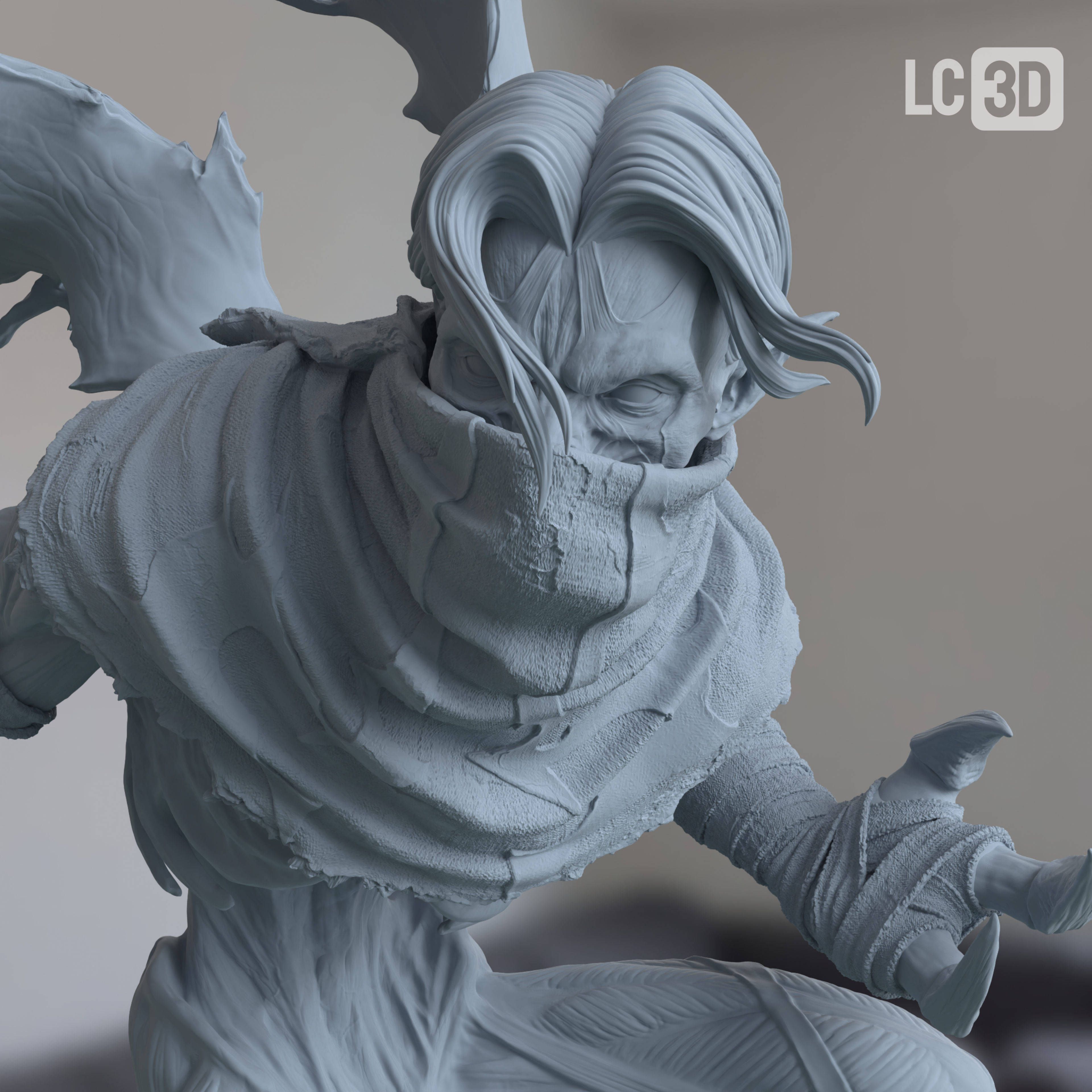 Raizel Legacy of Kain Figure 3D Printed Resin Model Kit