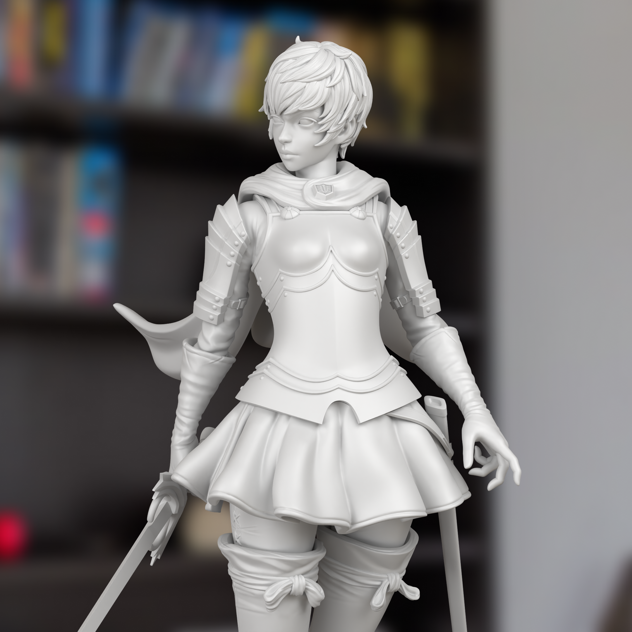 Casca Berserk Figure 3D Printed Resin Model Kit