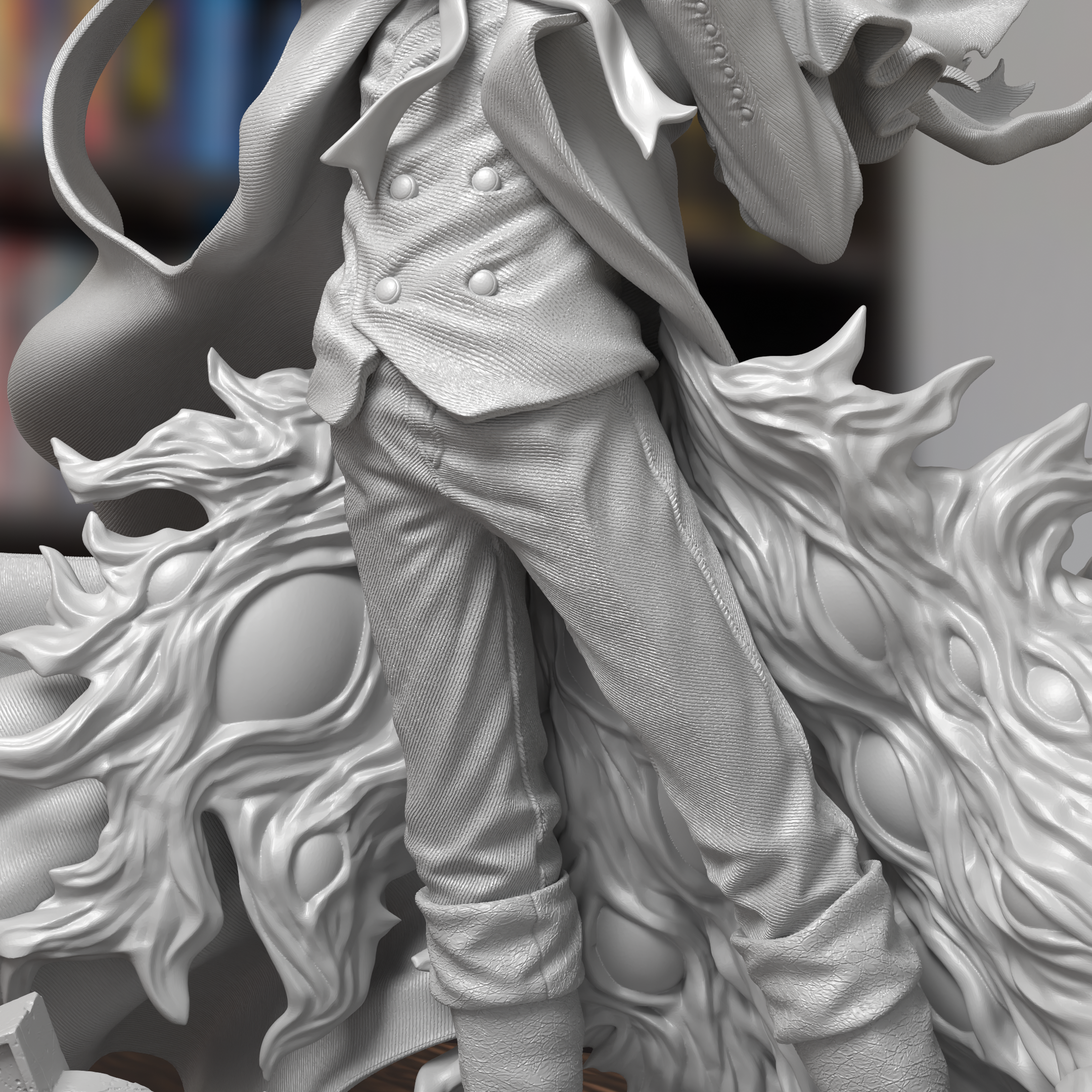 Alucard Hellsing Figure 3D Printed Resin Model Kit