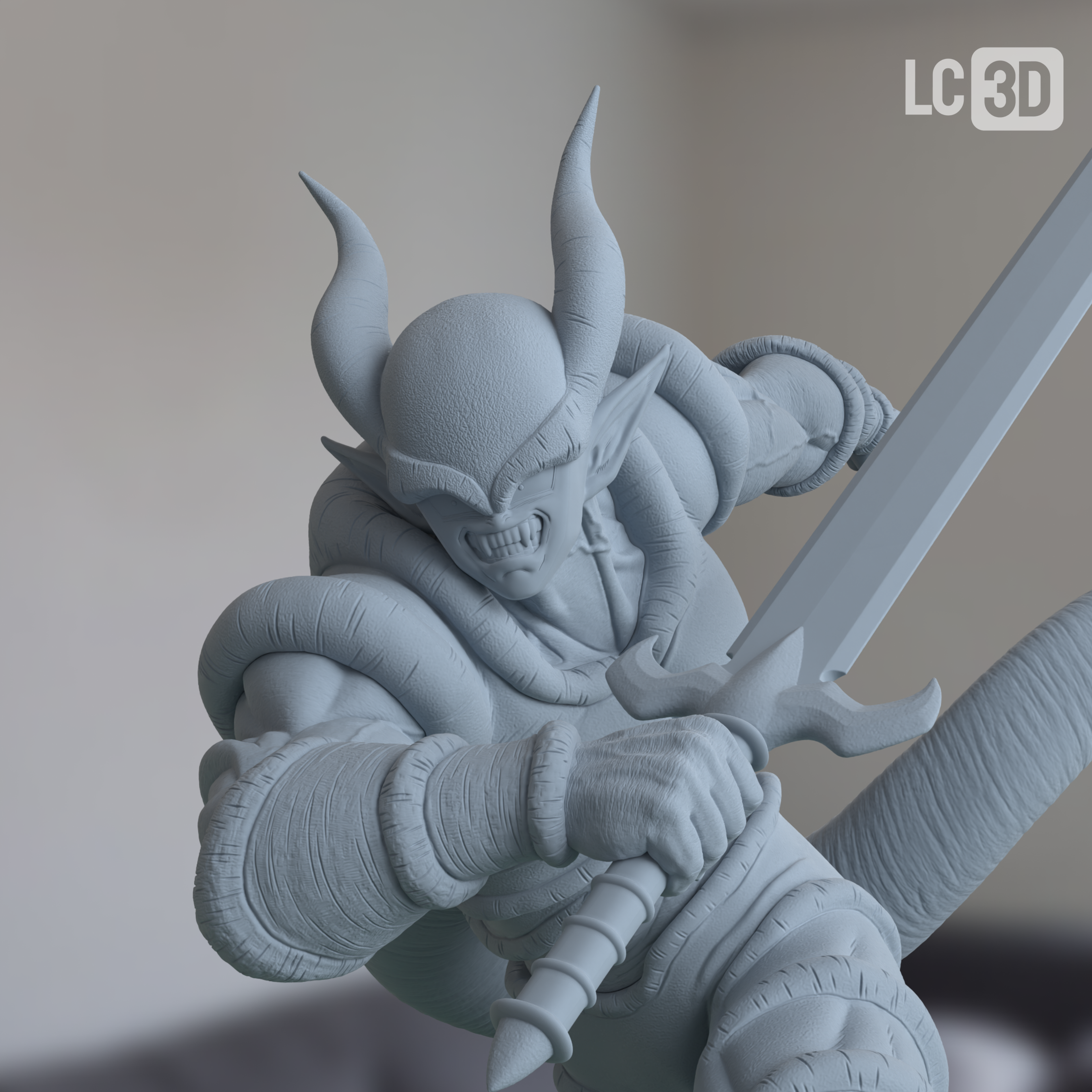 Janemba Dragon Ball Z Fusion Reborn Figure 3D Printed Resin Model Kit