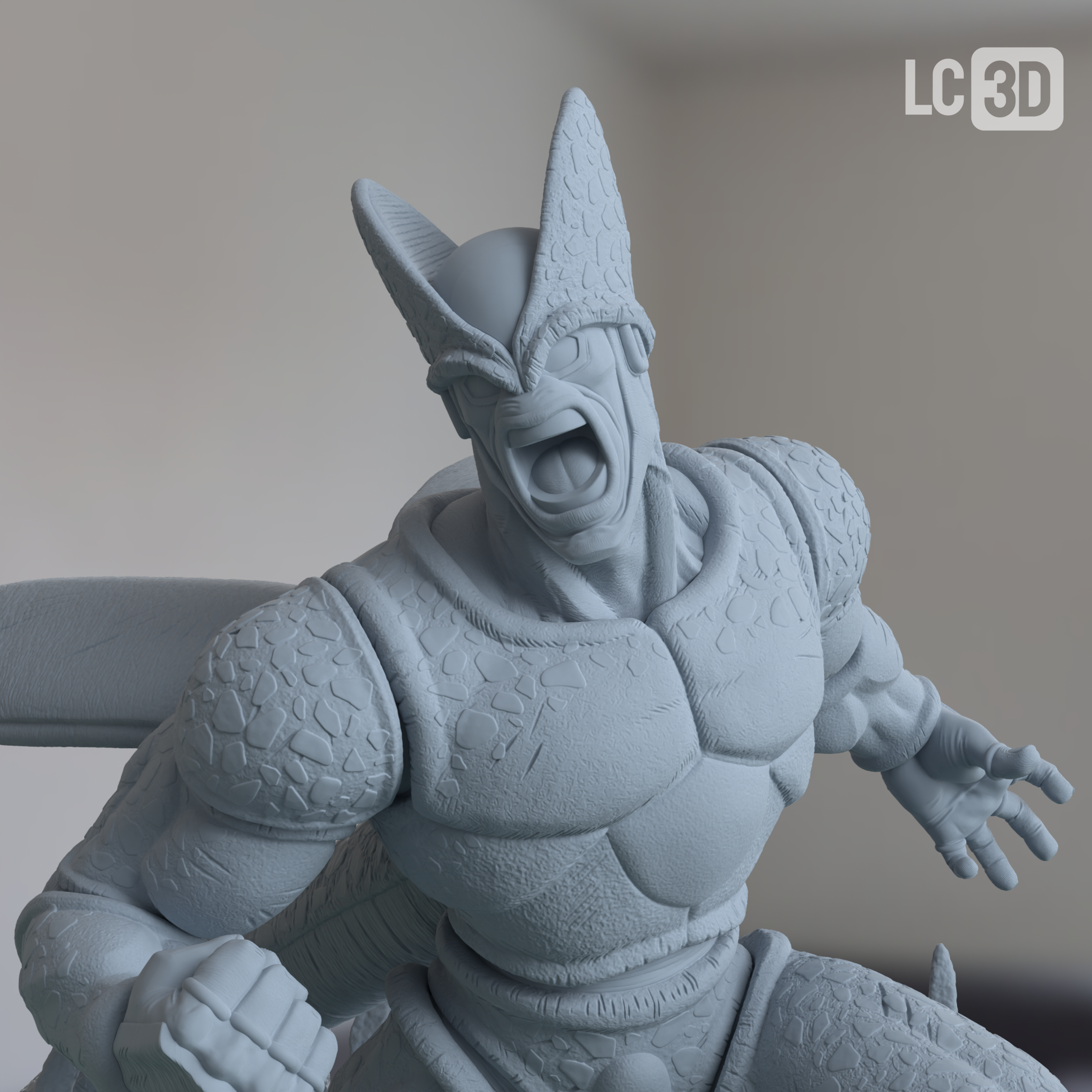 Cell Max Dragon Ball Super Super Hero Figure 3D Printed Resin Model Kit