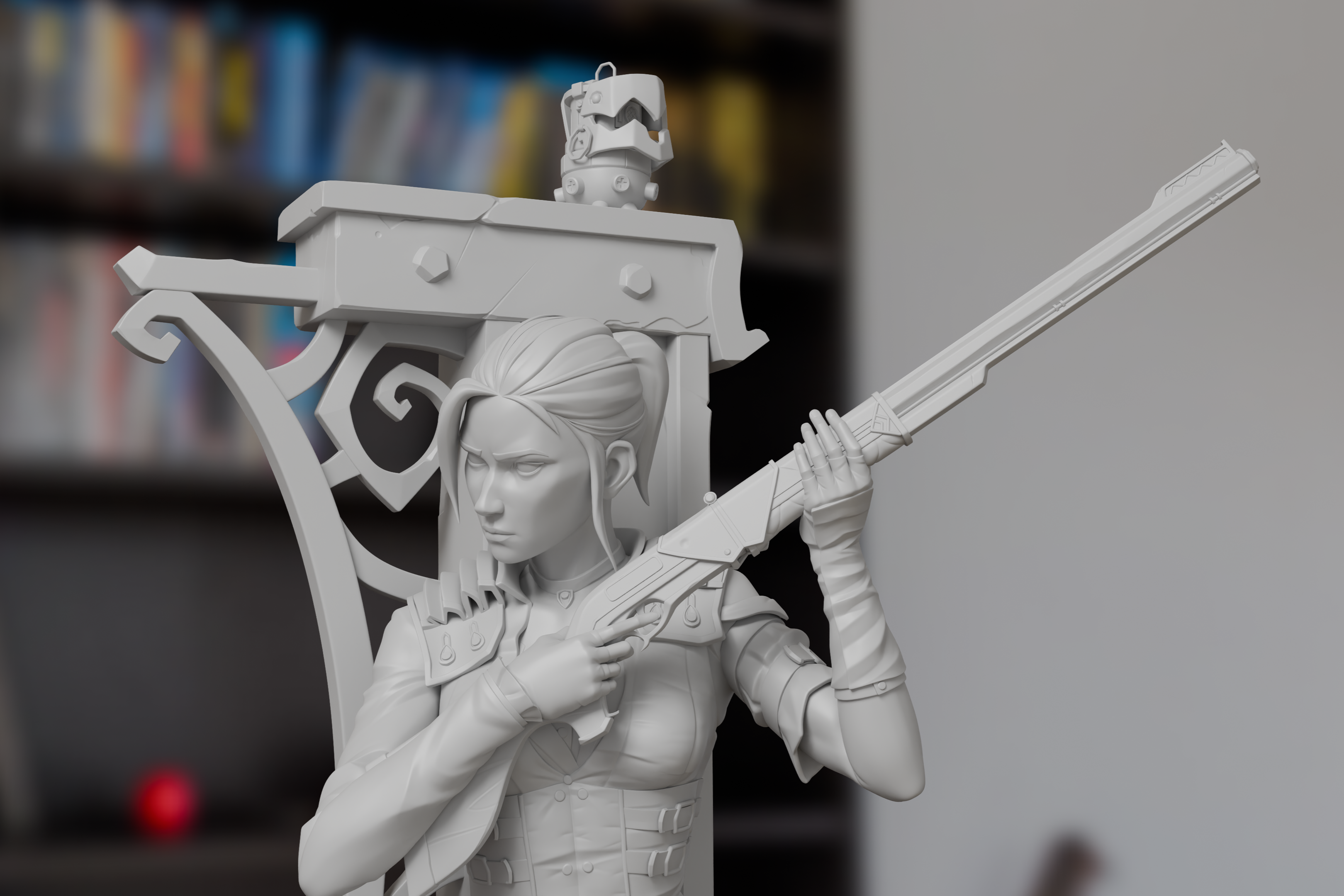 Caitlyn Kiramman Arcane Figure 3D Printed Resin Model Kit