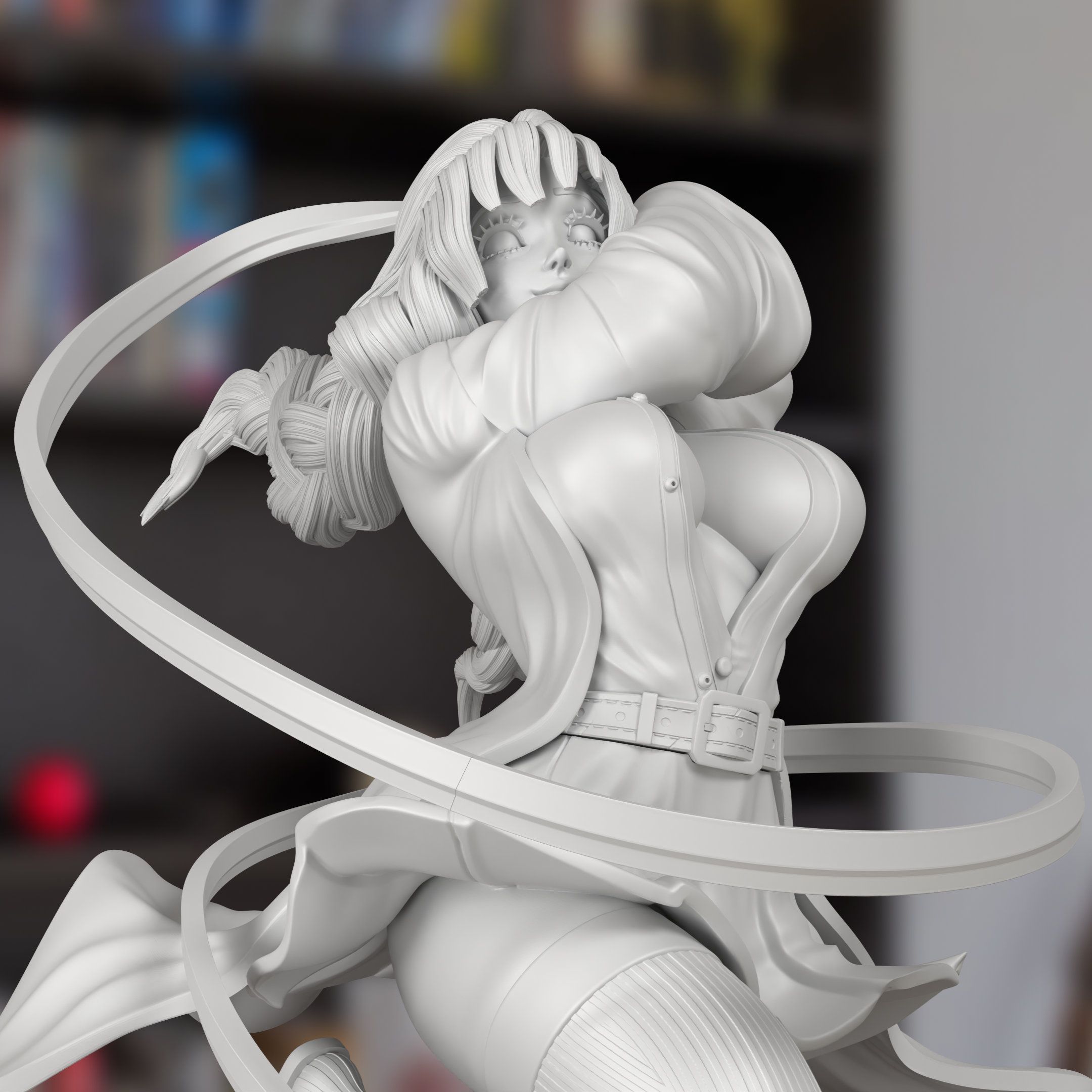 Mitsuri Demon Slayer Figure 3D Printed Resin Model Kit
