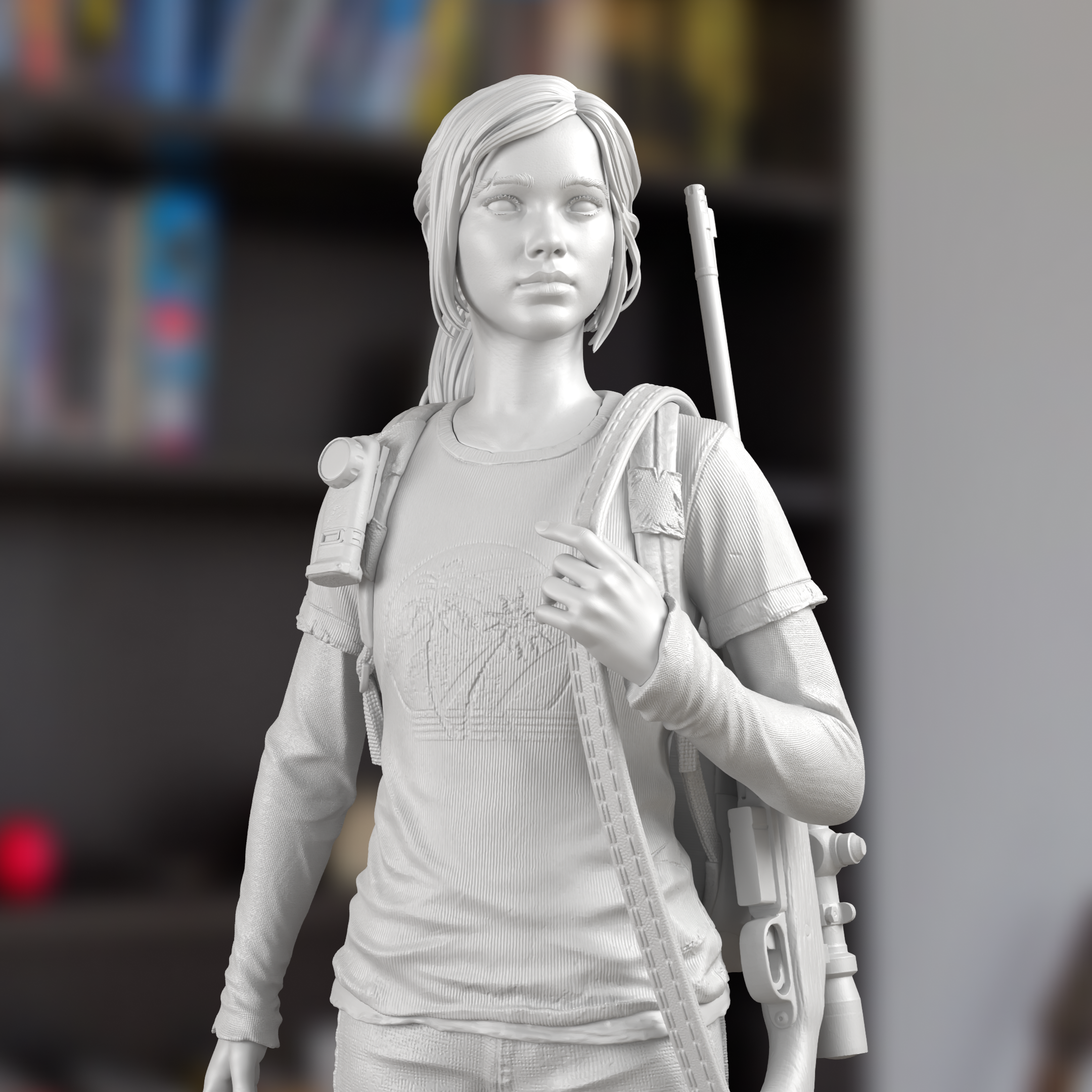 Ellie Williams The Last Of Us Figure 3D Printed Resin Model Kit