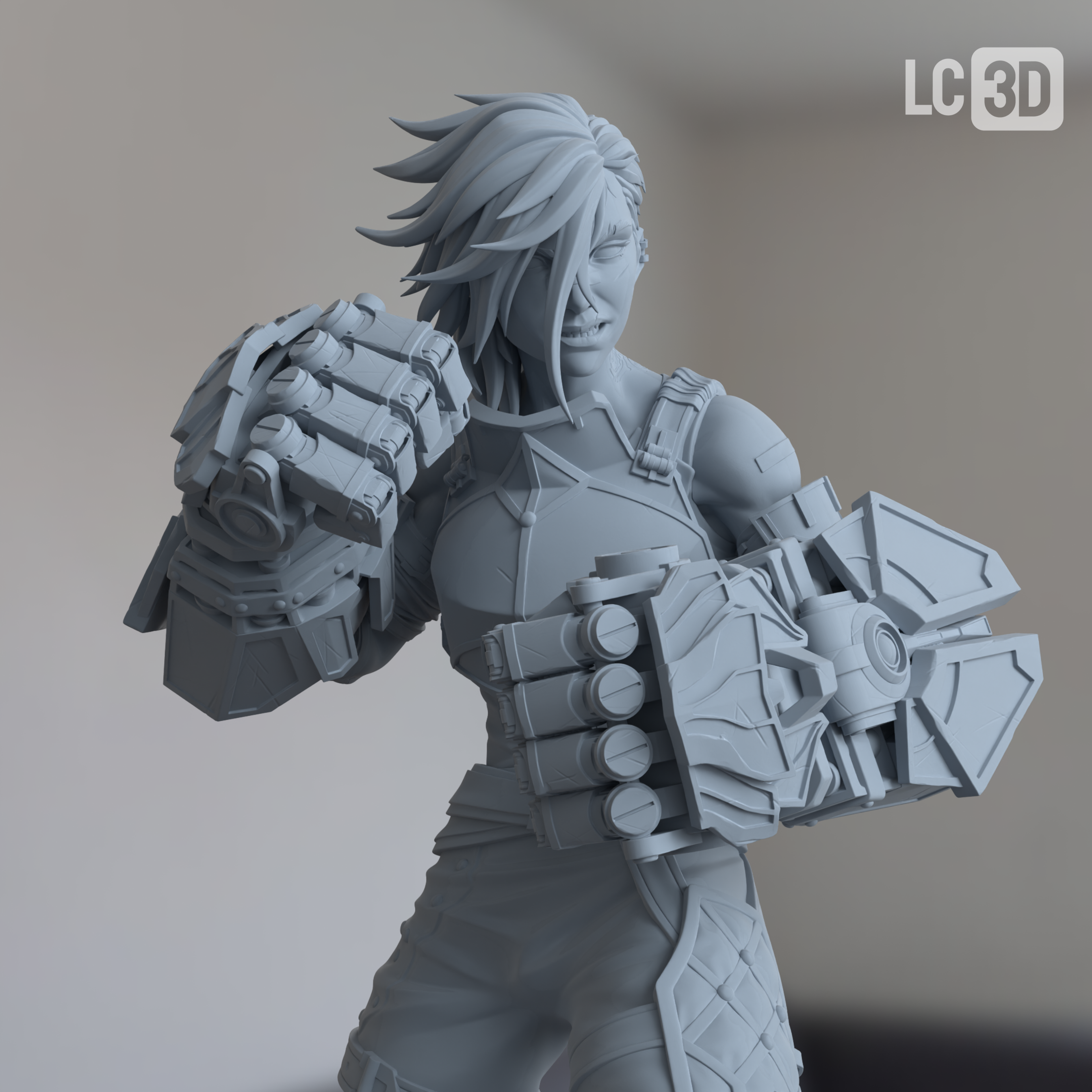 VI Arcane Action Figure 3D Printed Resin Model Kit