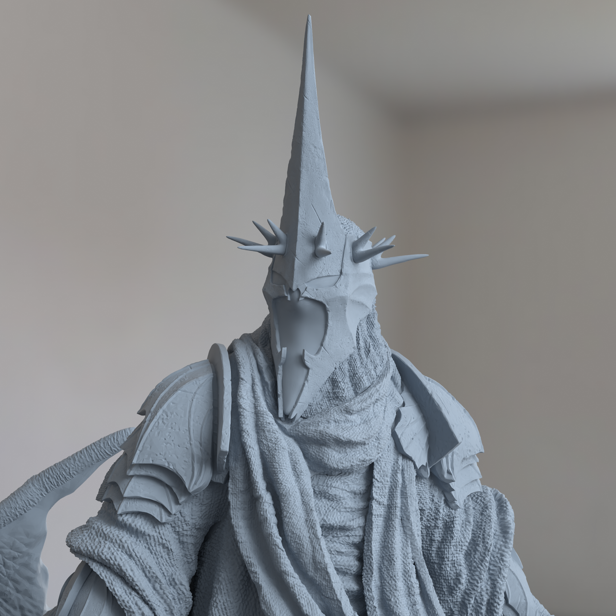 Witch King of Angmar Lord of The Rings Figure 3D Printed Resin Model Kit