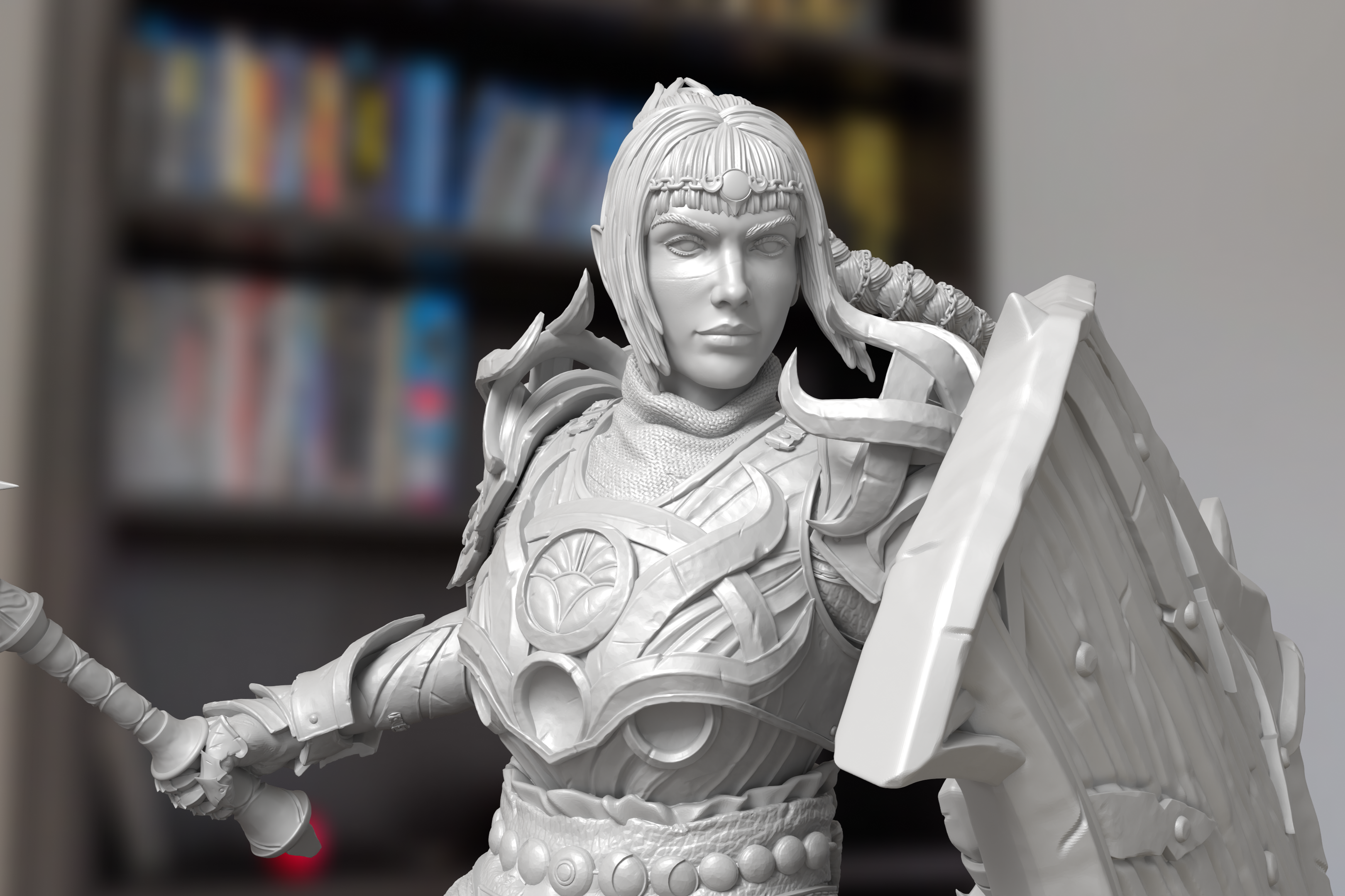Shadowheart Baldur's Gate 3 Figure Resin 3D Printed Model Kit
