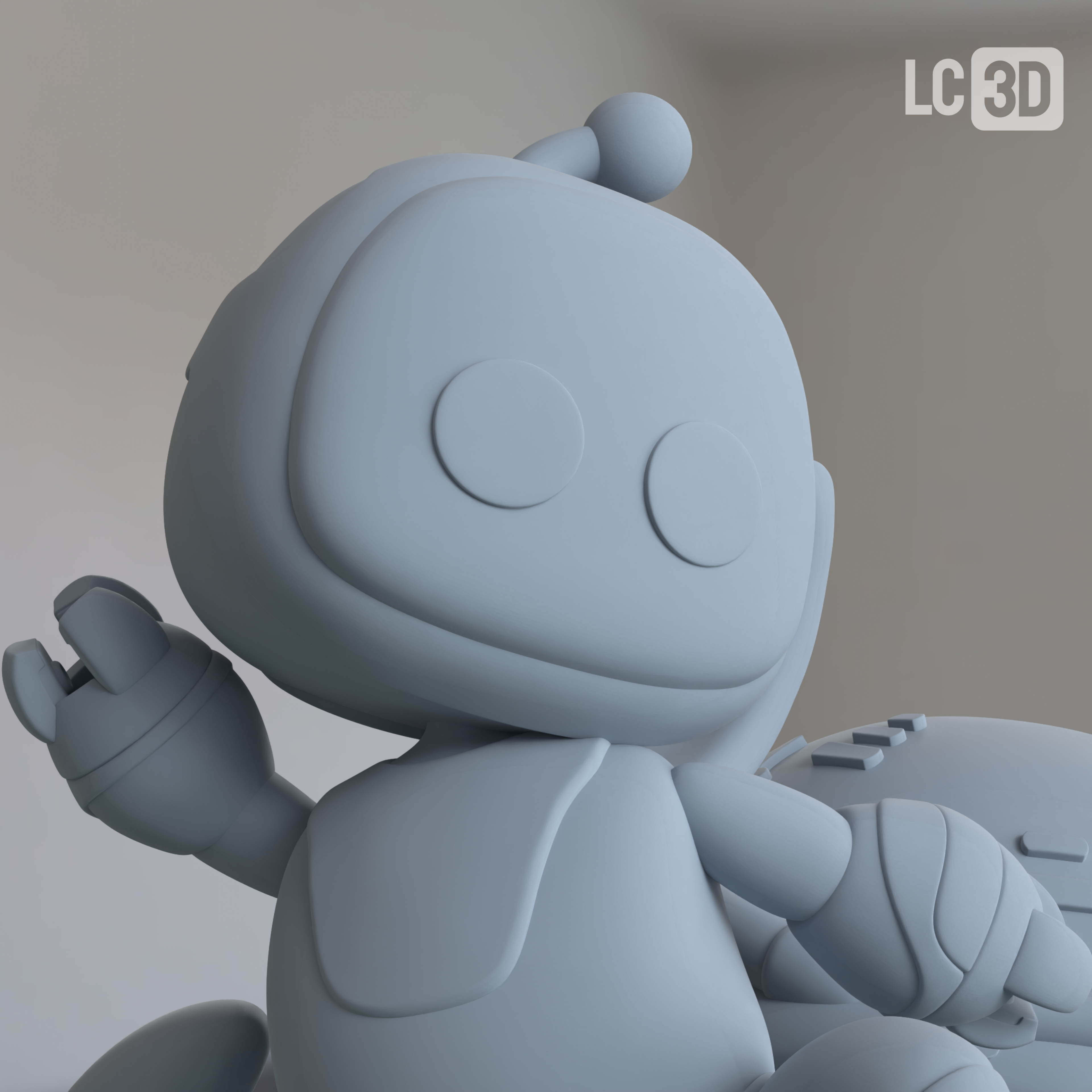 Astro Bot Gaming Figure 3D Printed Resin Model Kit