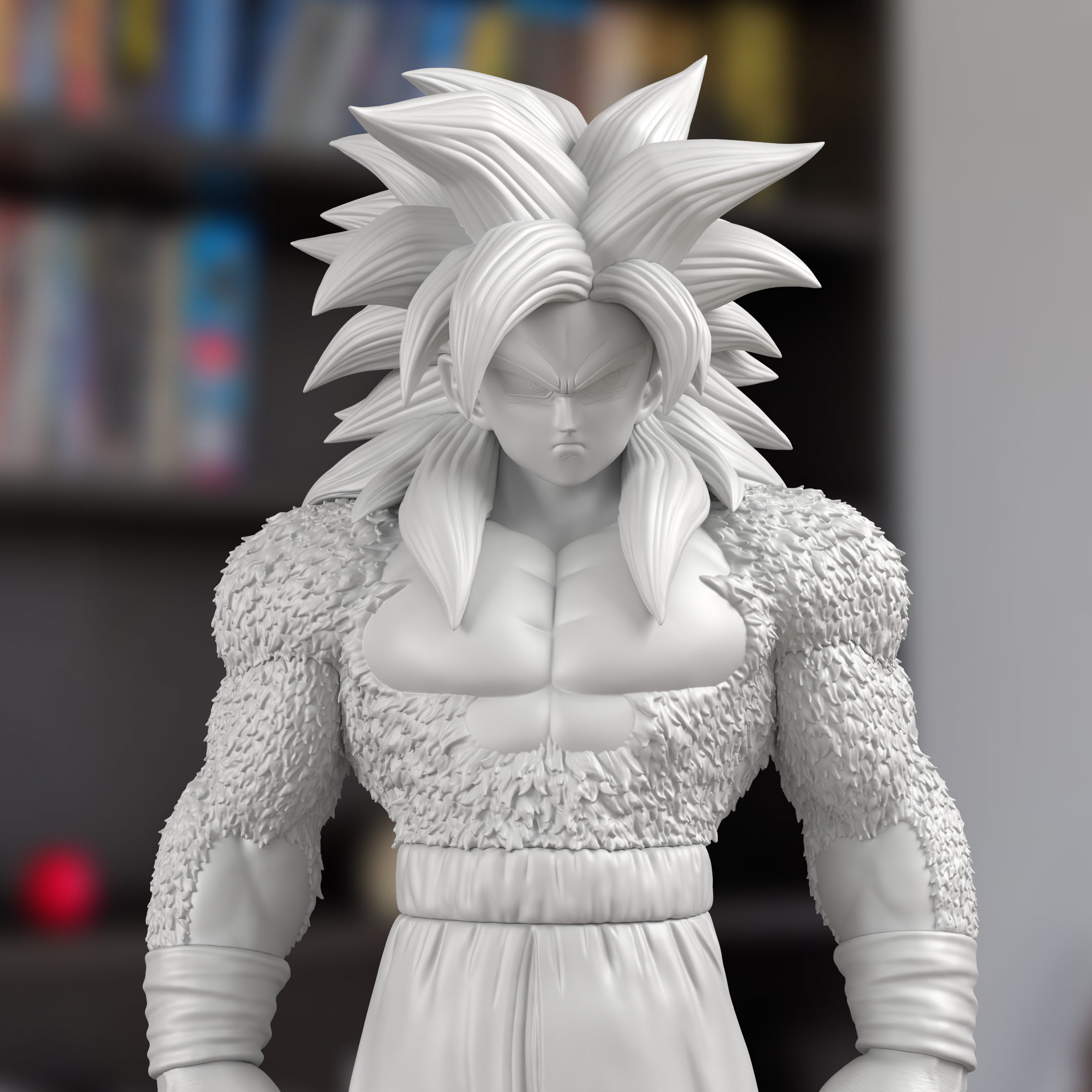 Goku SSJ4 Dragon Ball Figure 3D Printed Resin Model Kit