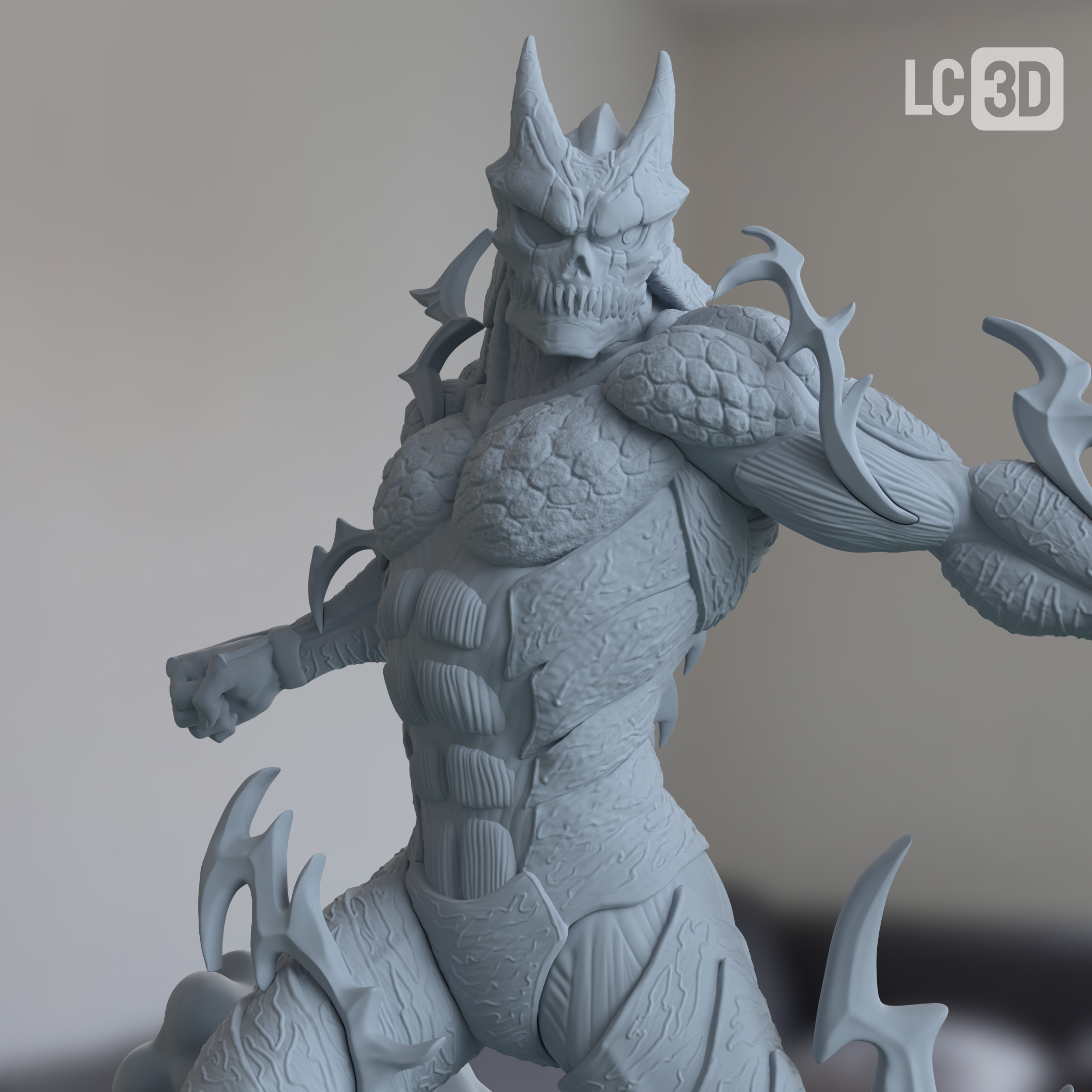 Kafka Hibino Kaiju No. 8 Figure 3D Printed Resin Model Kit