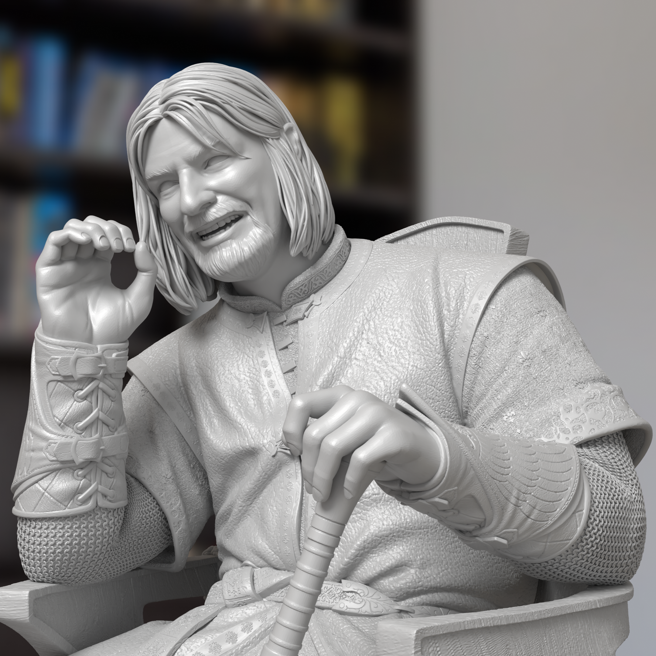 Boromir The Lord Of The Rings Figure 3D Printed Resin Model Kit