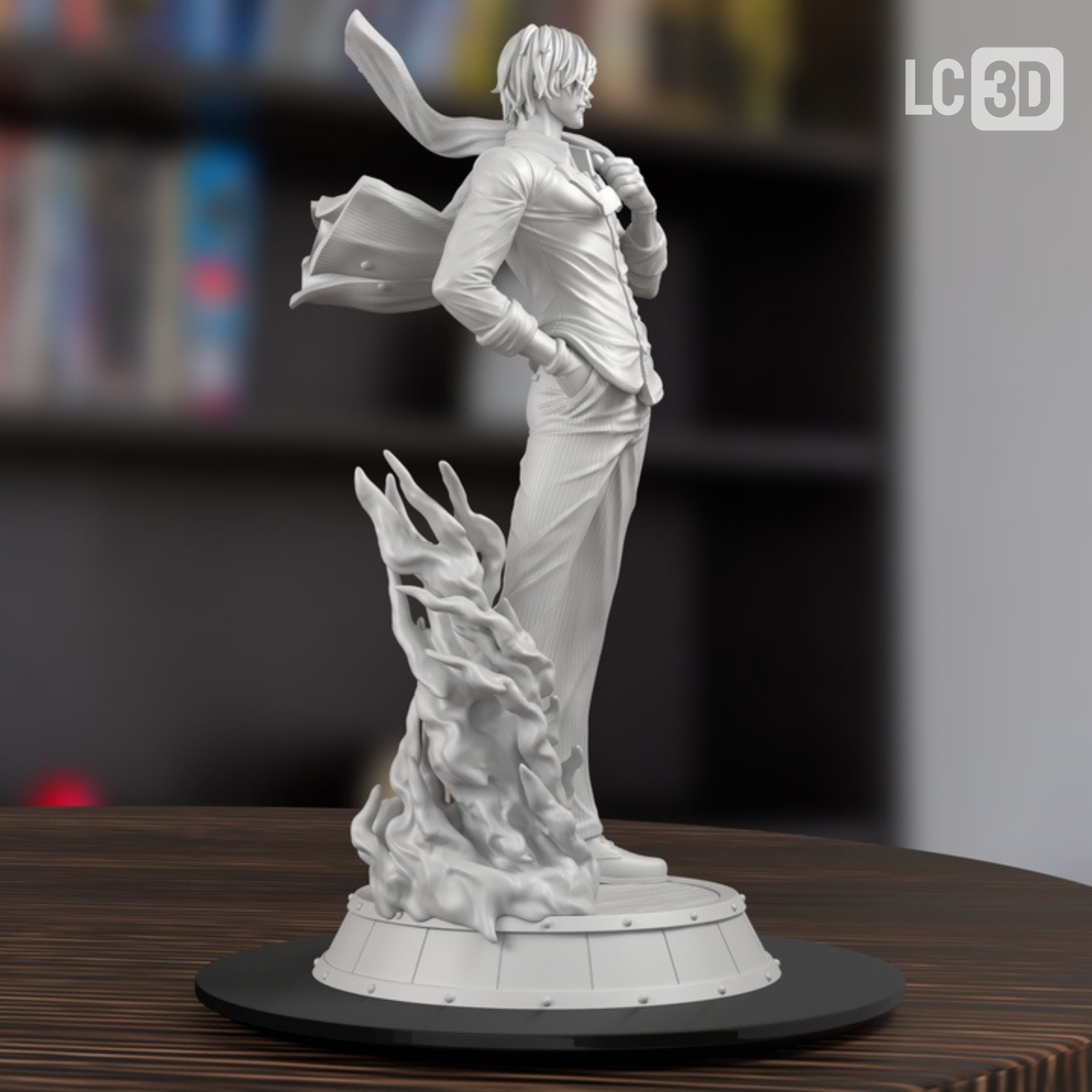 Sanji One Piece Figure 3D Printed Resin Model Kit