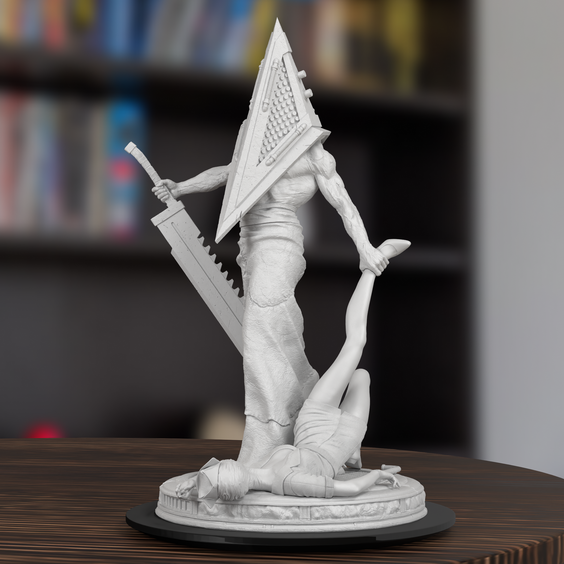 Pyramid Head Silent Hill Figure 3D Printed Resin Model Kit