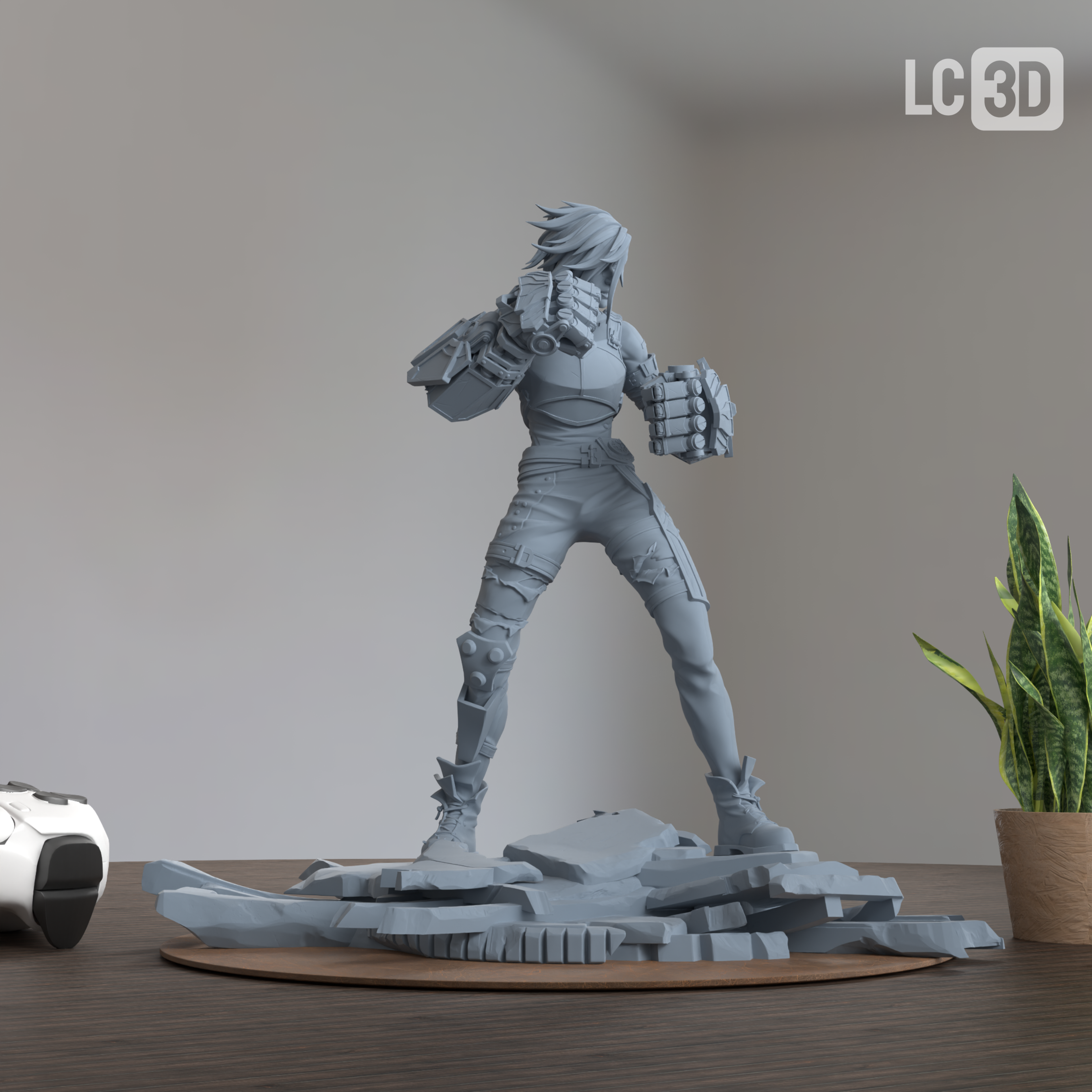 VI Arcane Action Figure 3D Printed Resin Model Kit