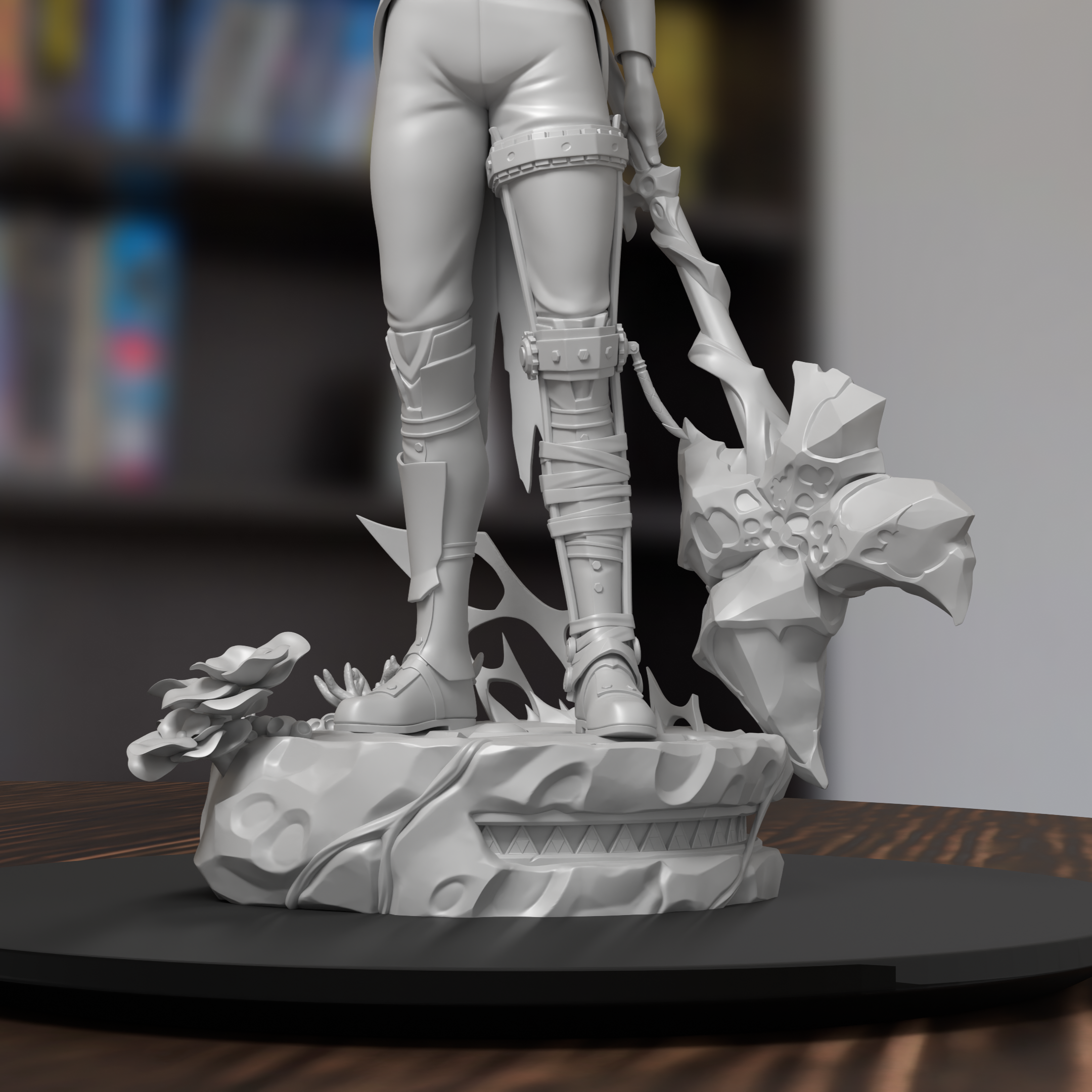 Jayce Arcane Figure 3D Printed Resin Model Kit