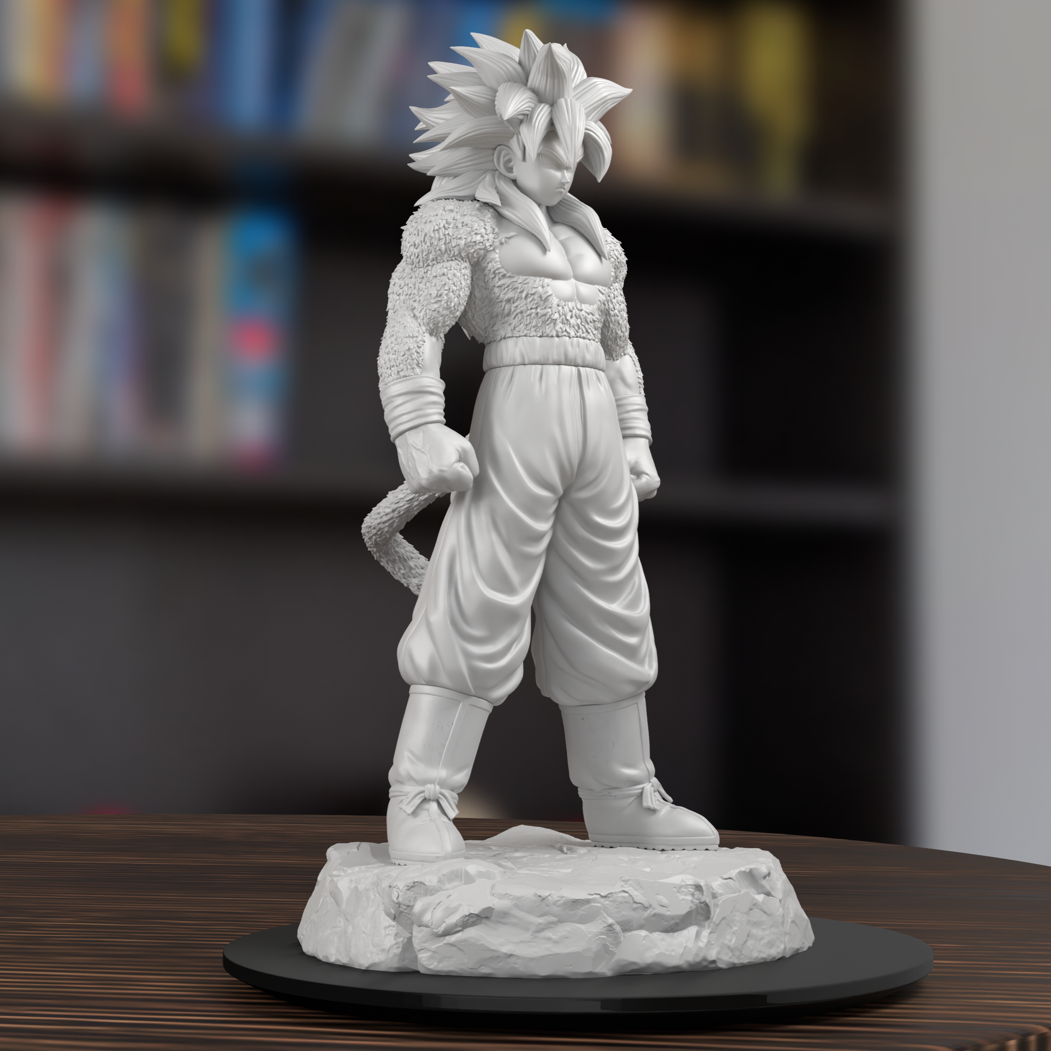 Goku SSJ4 Dragon Ball Figure 3D Printed Resin Model Kit