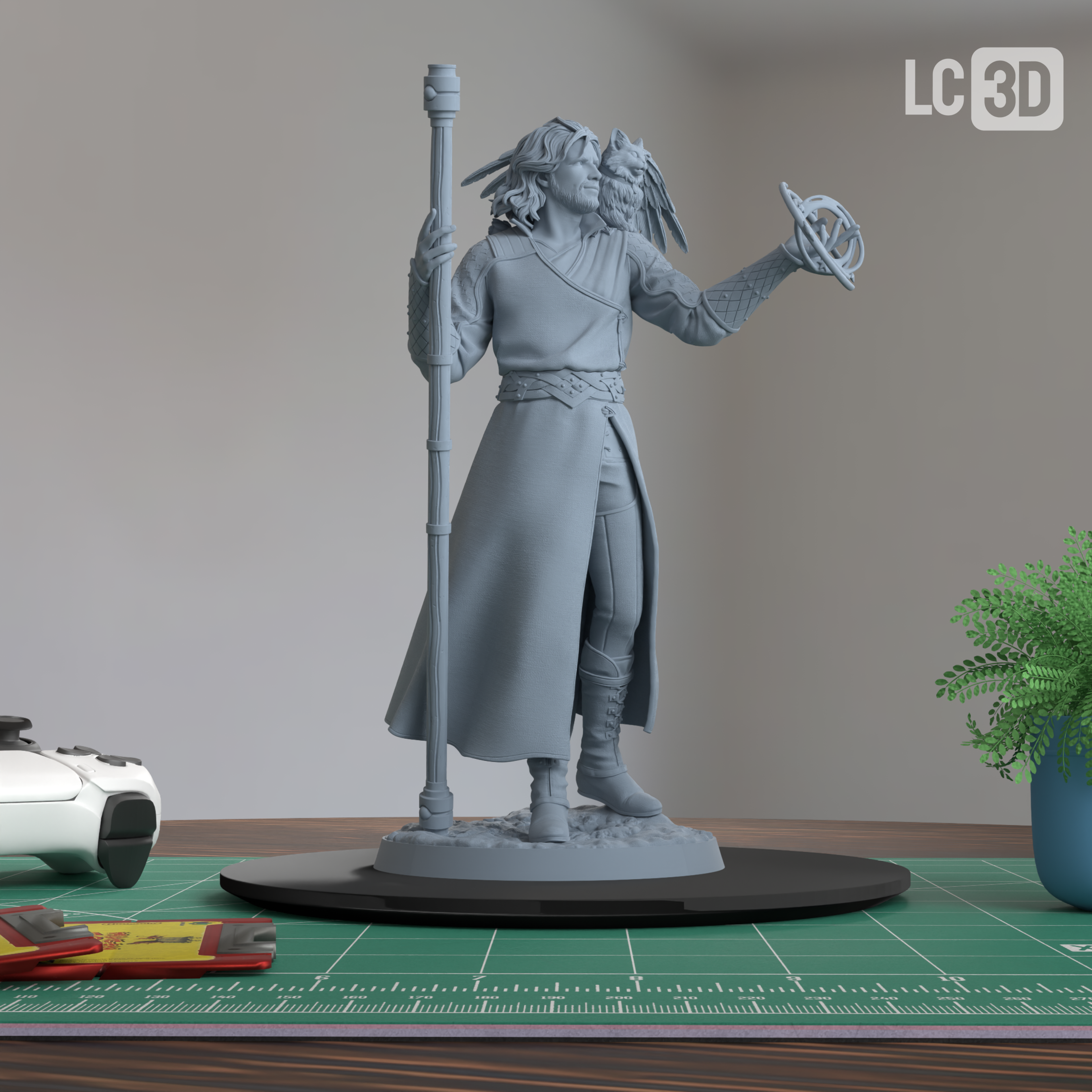 Gale Baldur's Gate 3 Figure 3D Printed Resin Model Kit