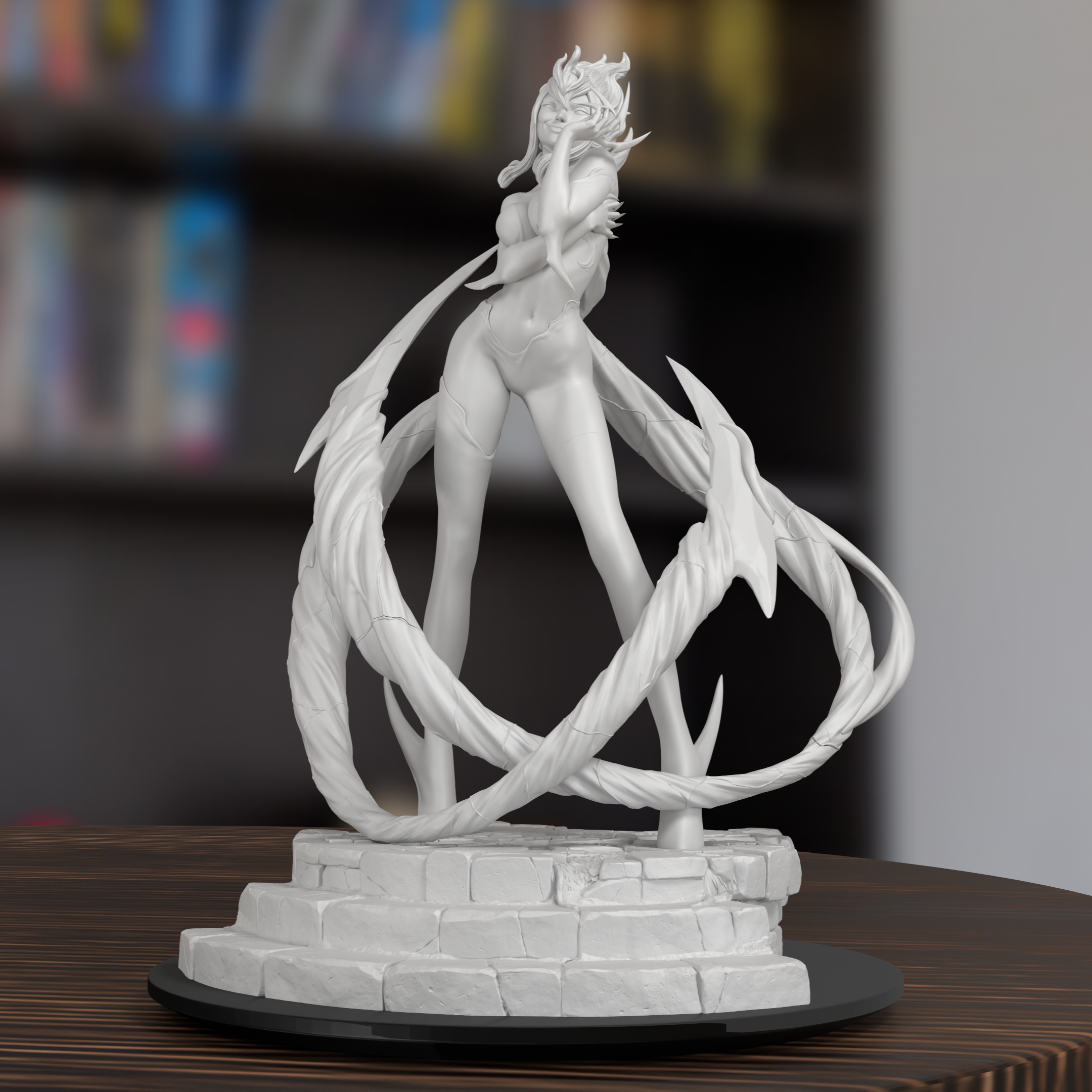 Evelynn League Of Legends Figure 3D Printed Resin Model Kit