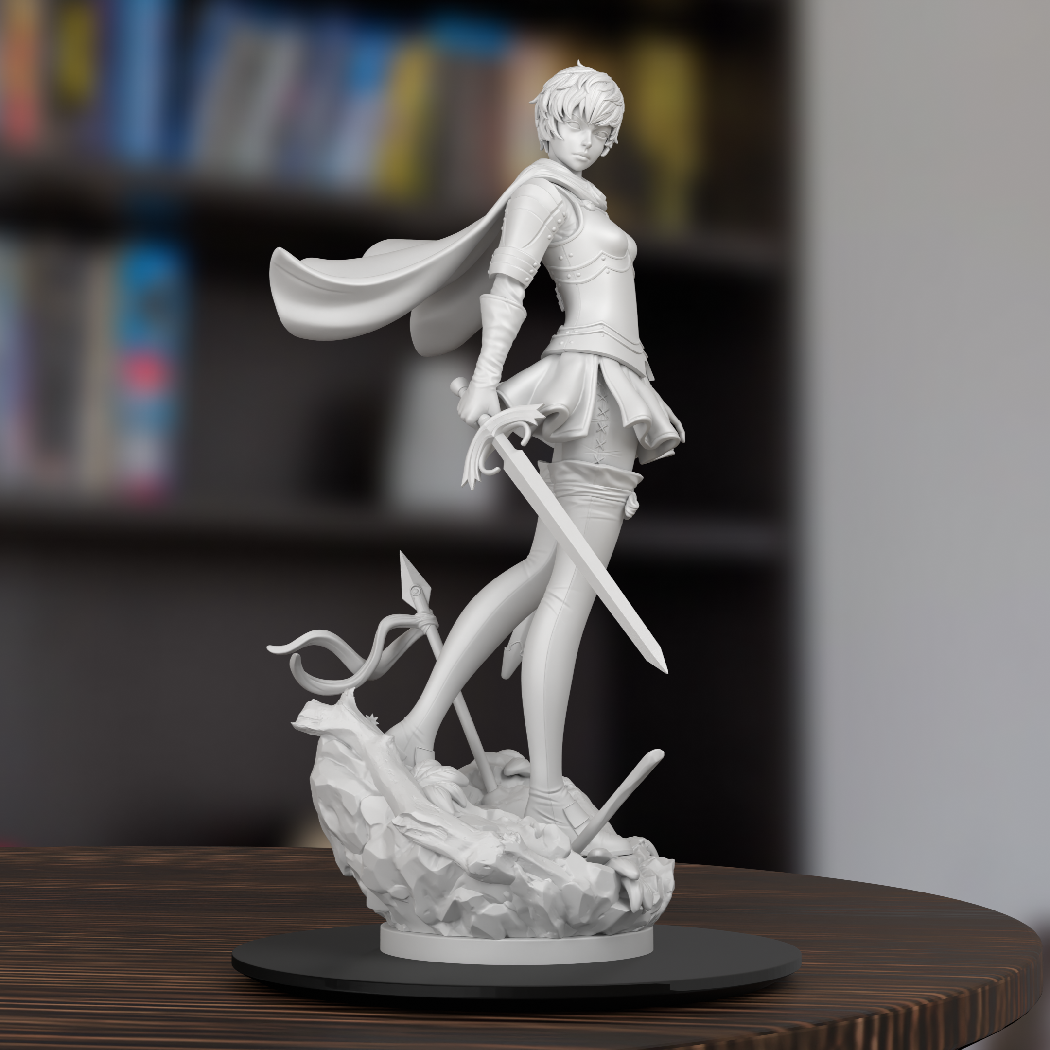 Casca Berserk Figure 3D Printed Resin Model Kit