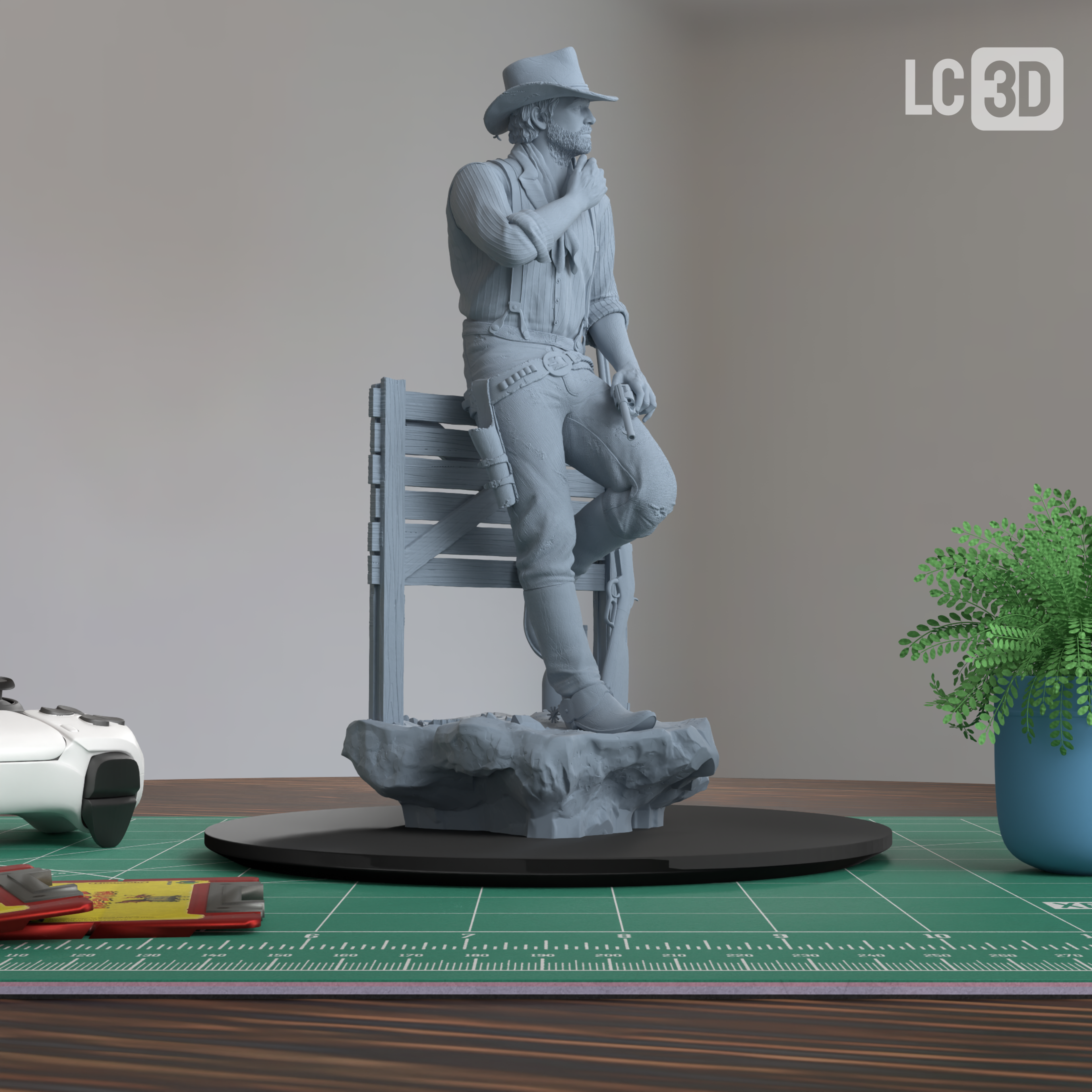 Arthur Morgan Red Dead Redemption 2 Figure 3D Printed Resin Model Kit