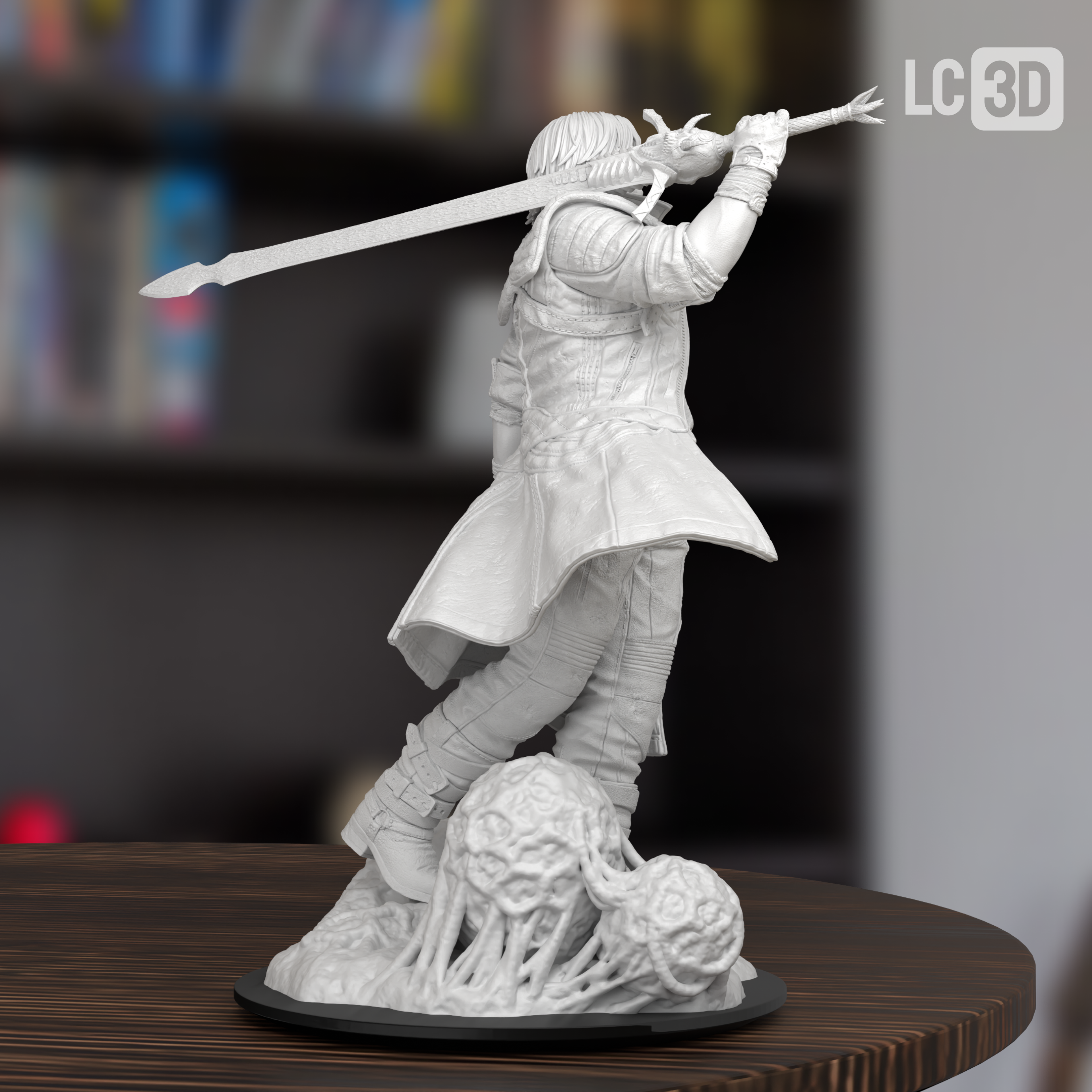 Dante Devil May Cry Figure 3D Printed Resin Model Kit