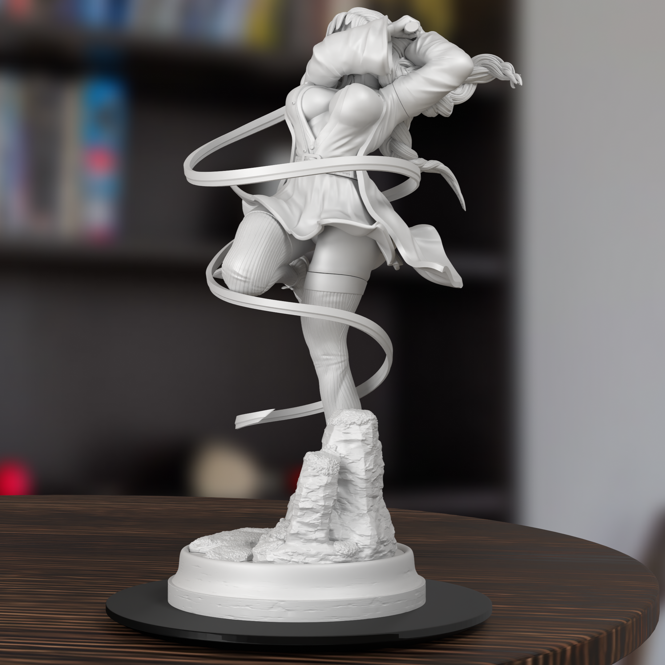 Mitsuri Demon Slayer Figure 3D Printed Resin Model Kit