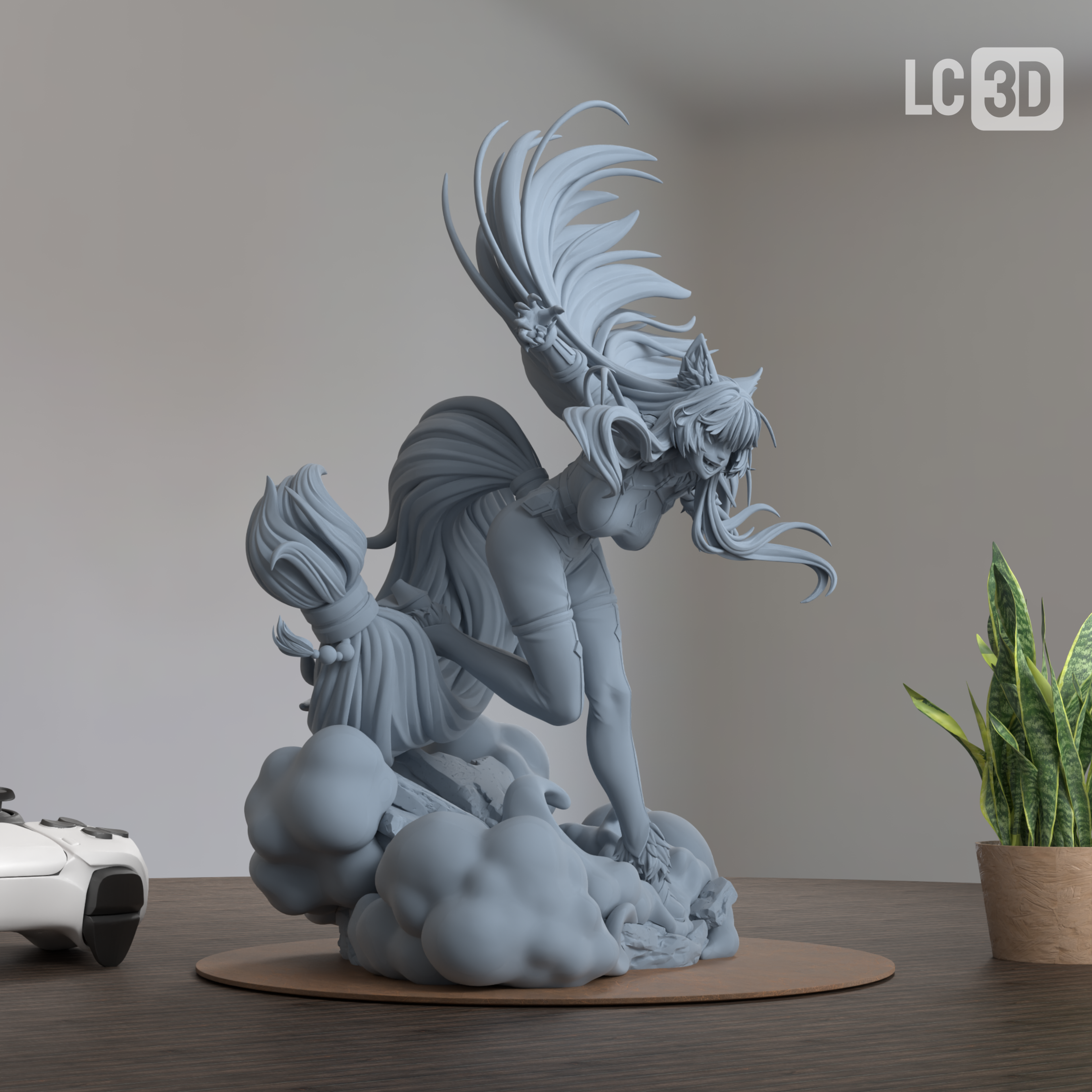 Delta The Eminence In Shadow Figure 3D Printed Resin Model Kit
