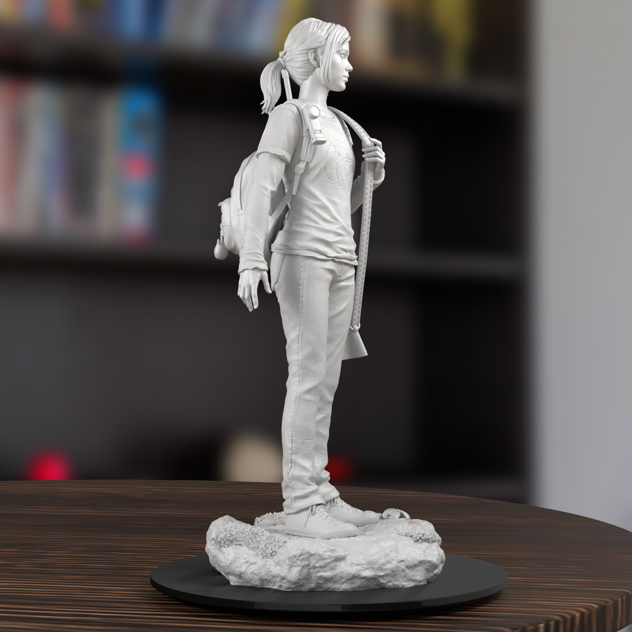 Ellie Williams The Last Of Us Figure 3D Printed Resin Model Kit