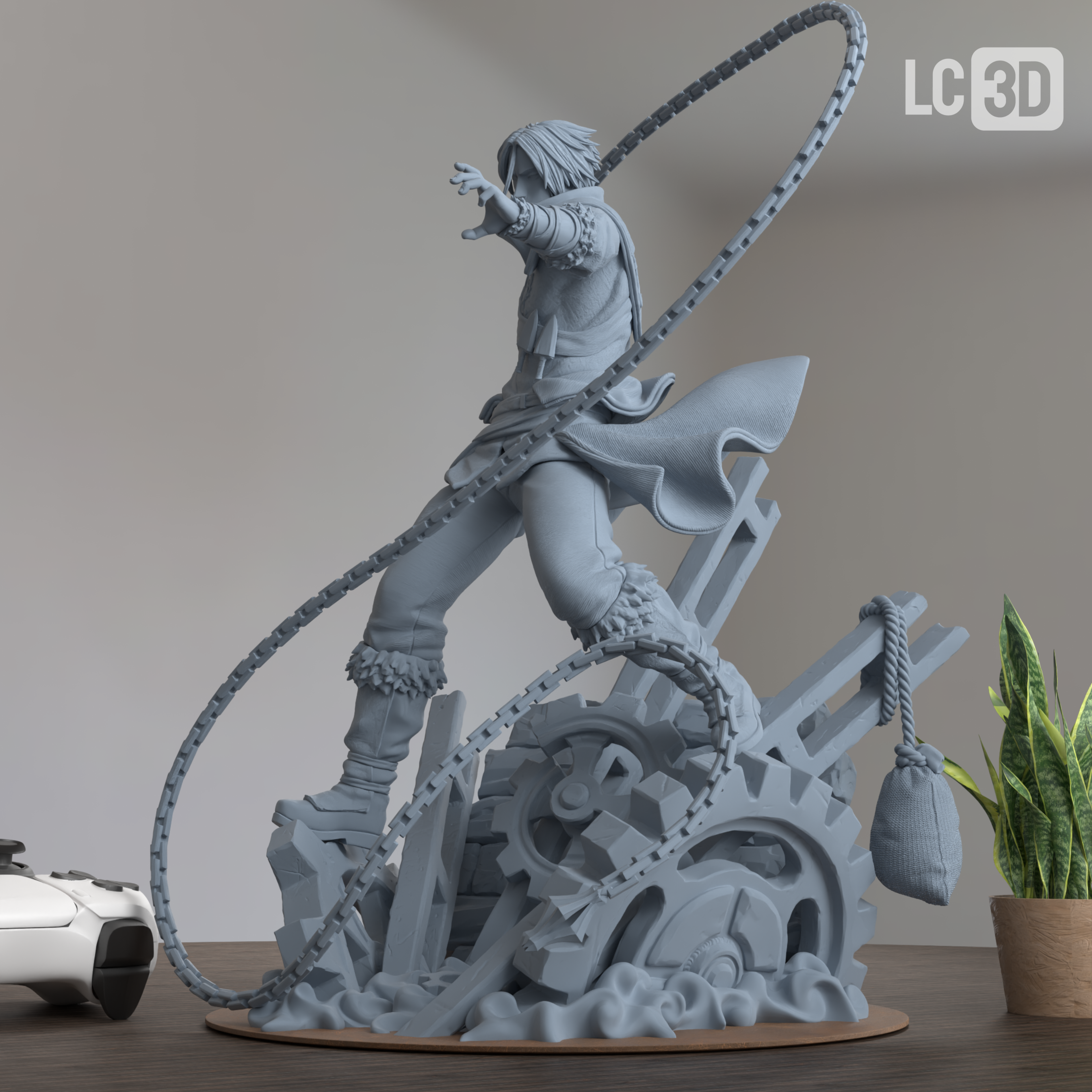 Trevor Belmont Castlevania Figure 3D Printed Resin Model Kit