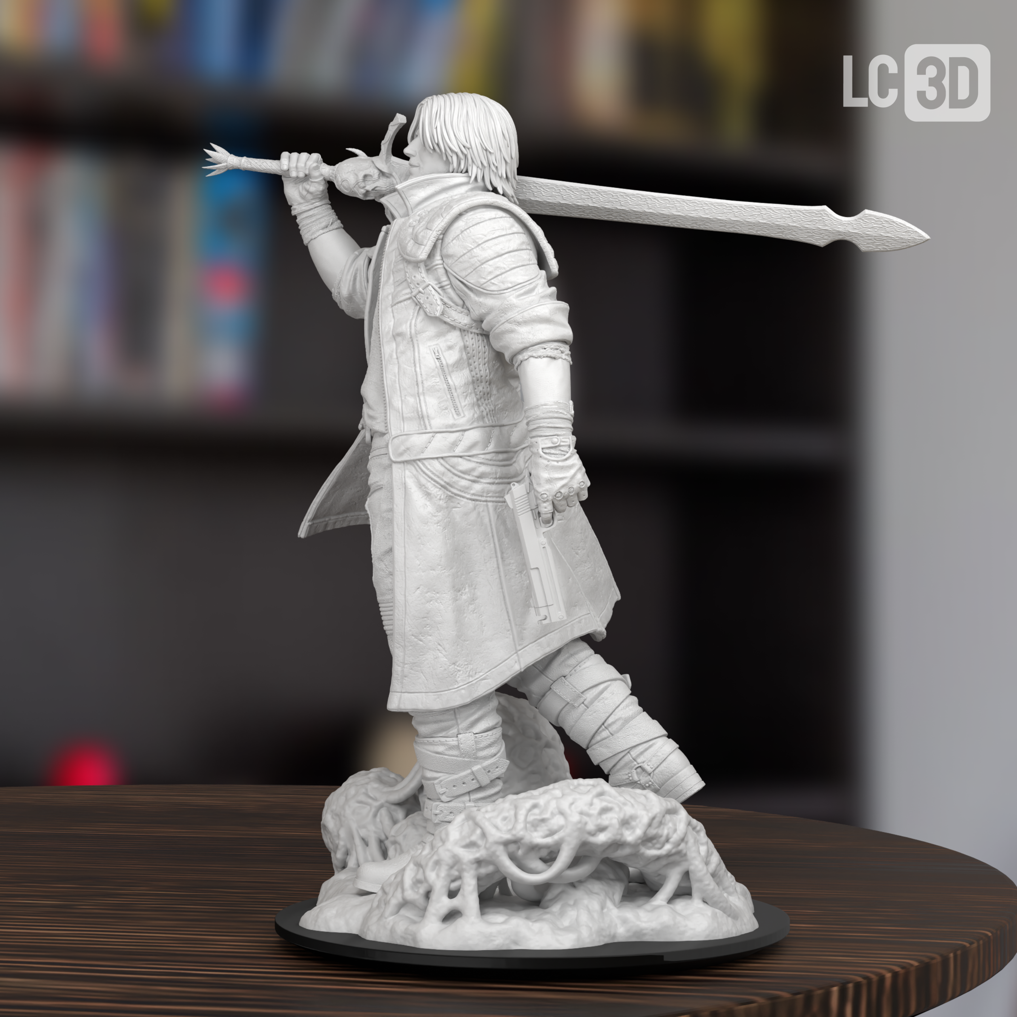 Dante Devil May Cry Figure 3D Printed Resin Model Kit