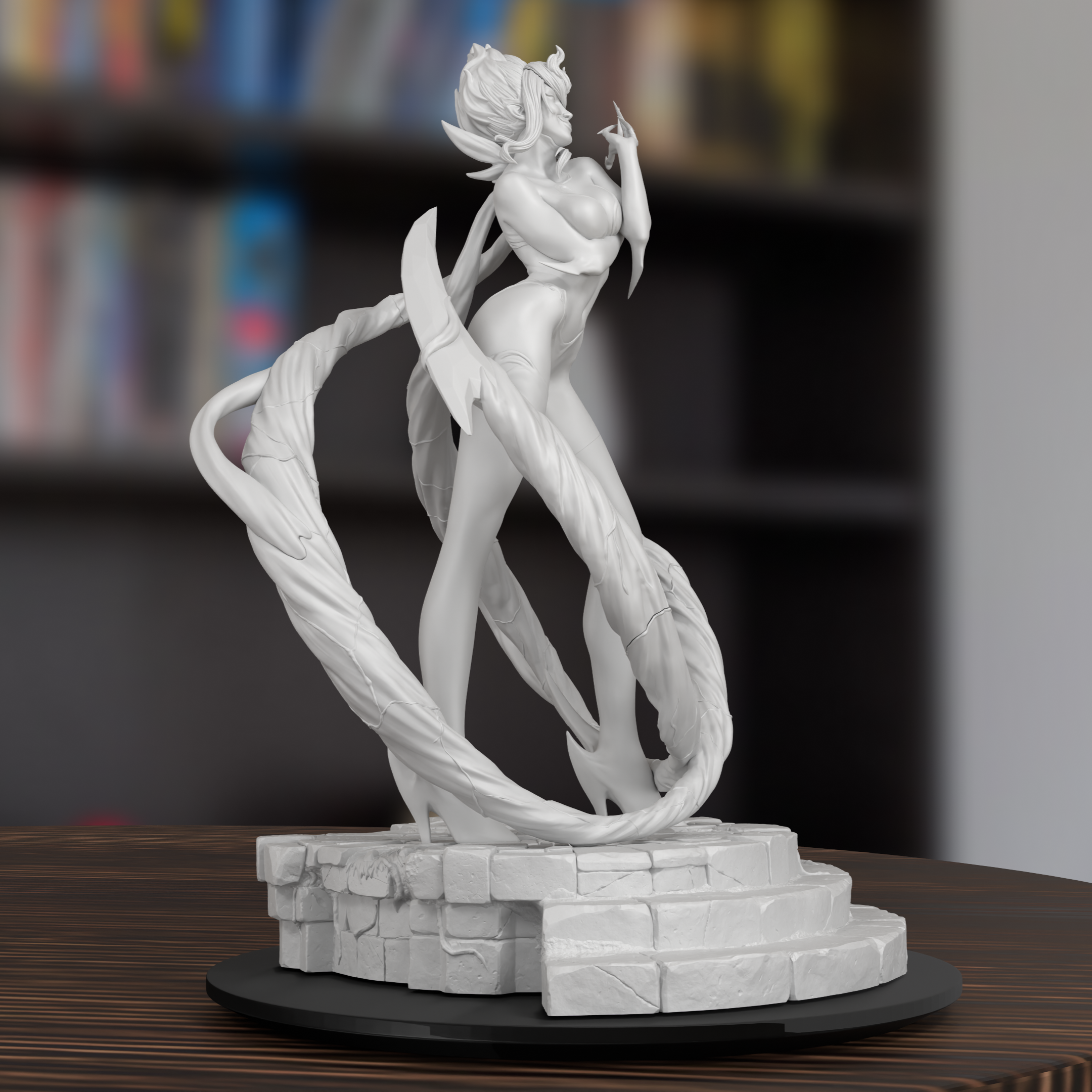 Evelynn League Of Legends Figure 3D Printed Resin Model Kit