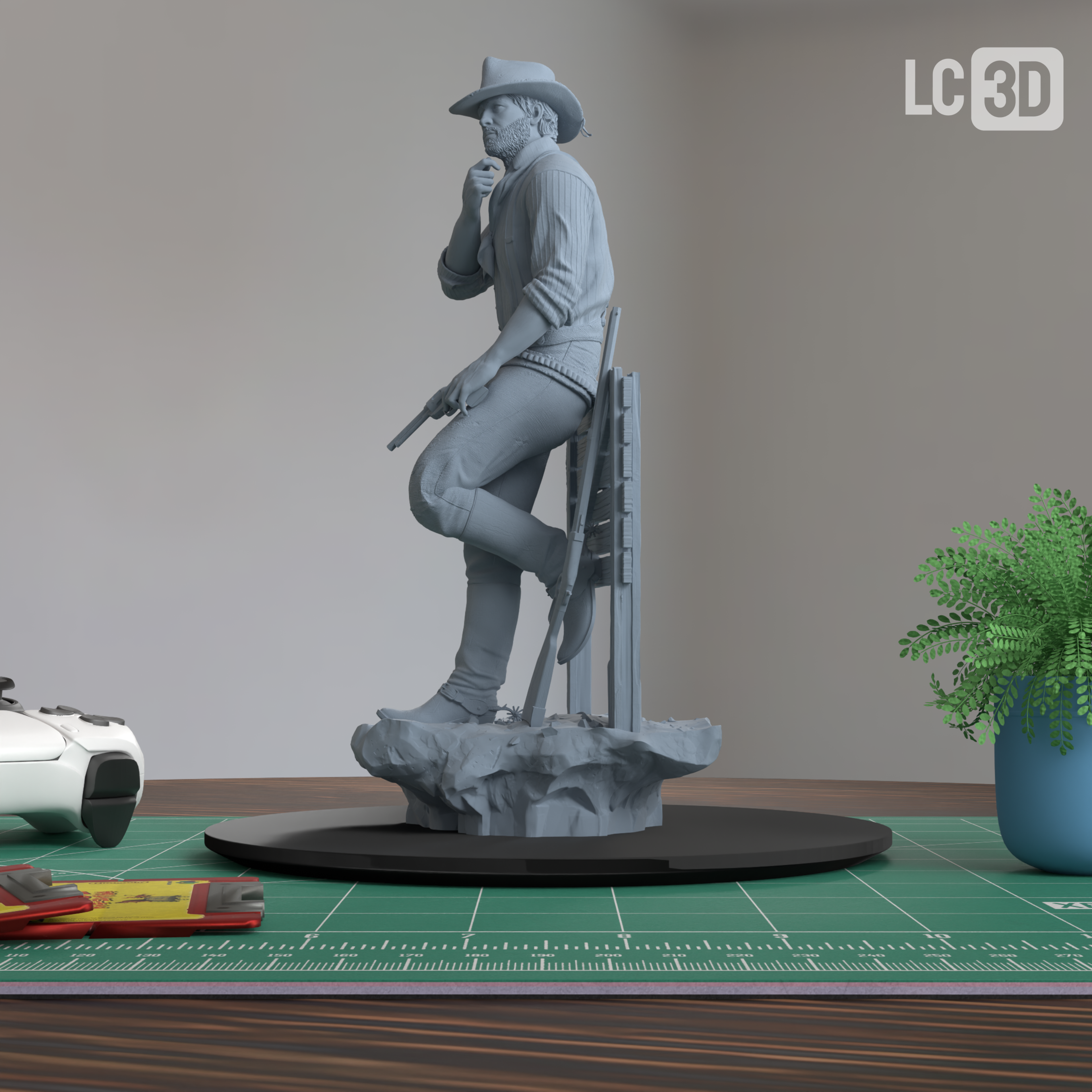 Arthur Morgan Red Dead Redemption 2 Figure 3D Printed Resin Model Kit