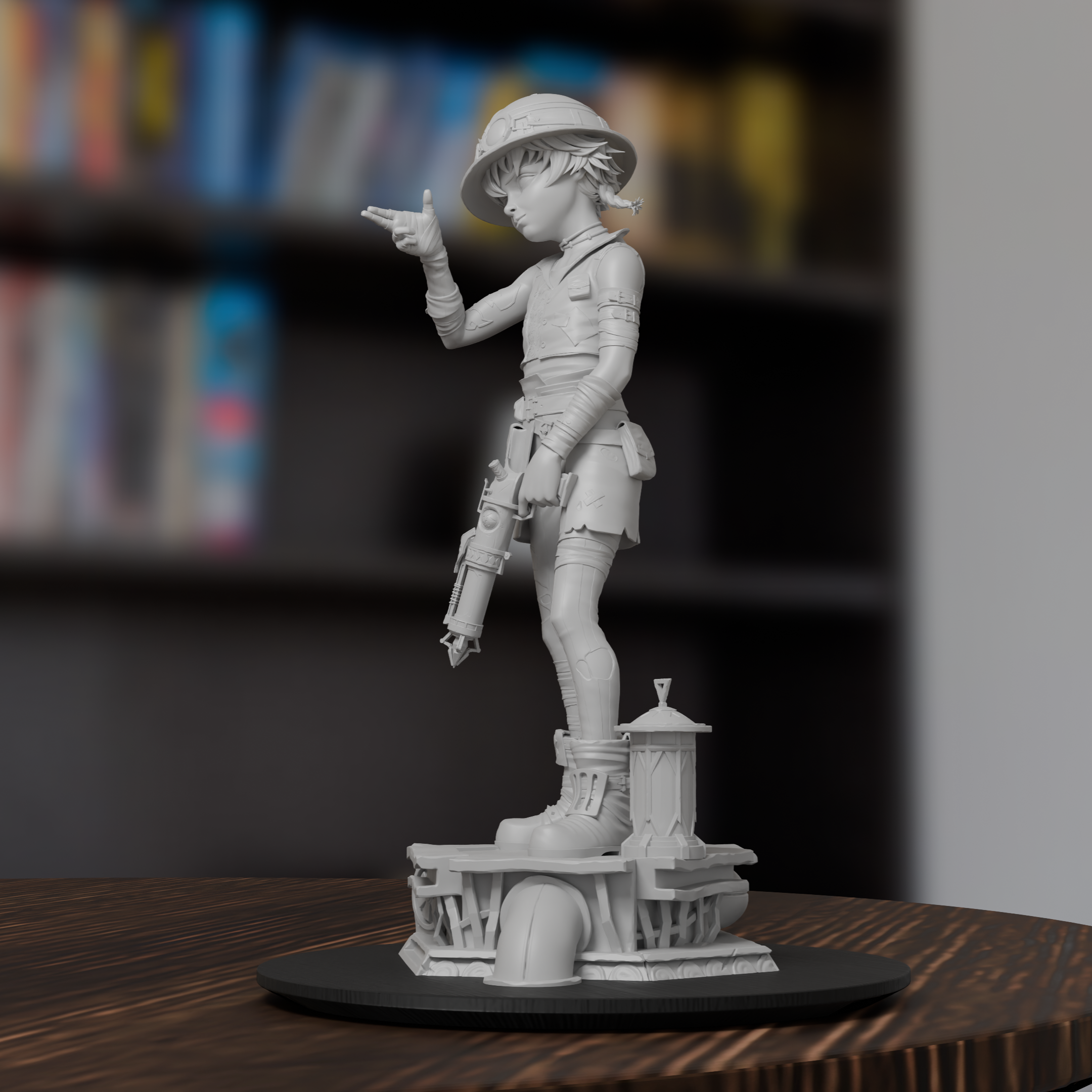 Isha Arcane Figure 3D Printed Resin Model Kit