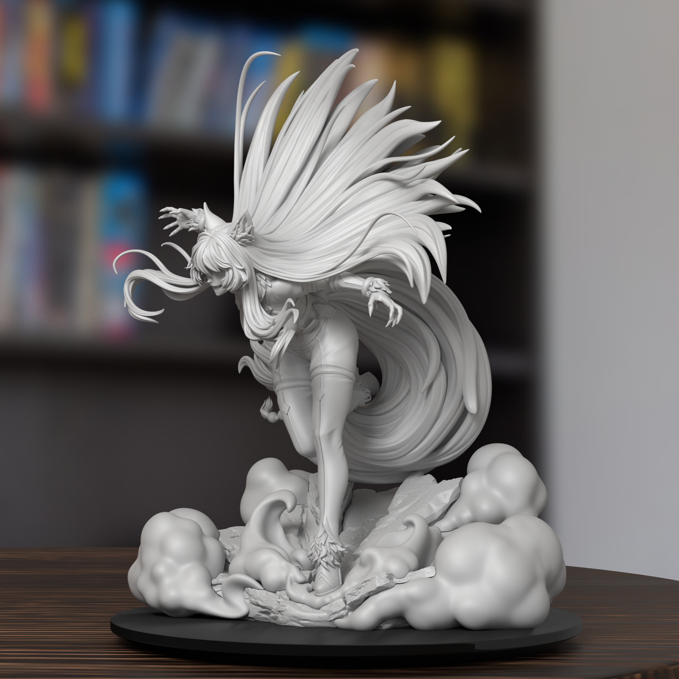 Delta The Eminence In Shadow Figure 3D Printed Resin Model Kit