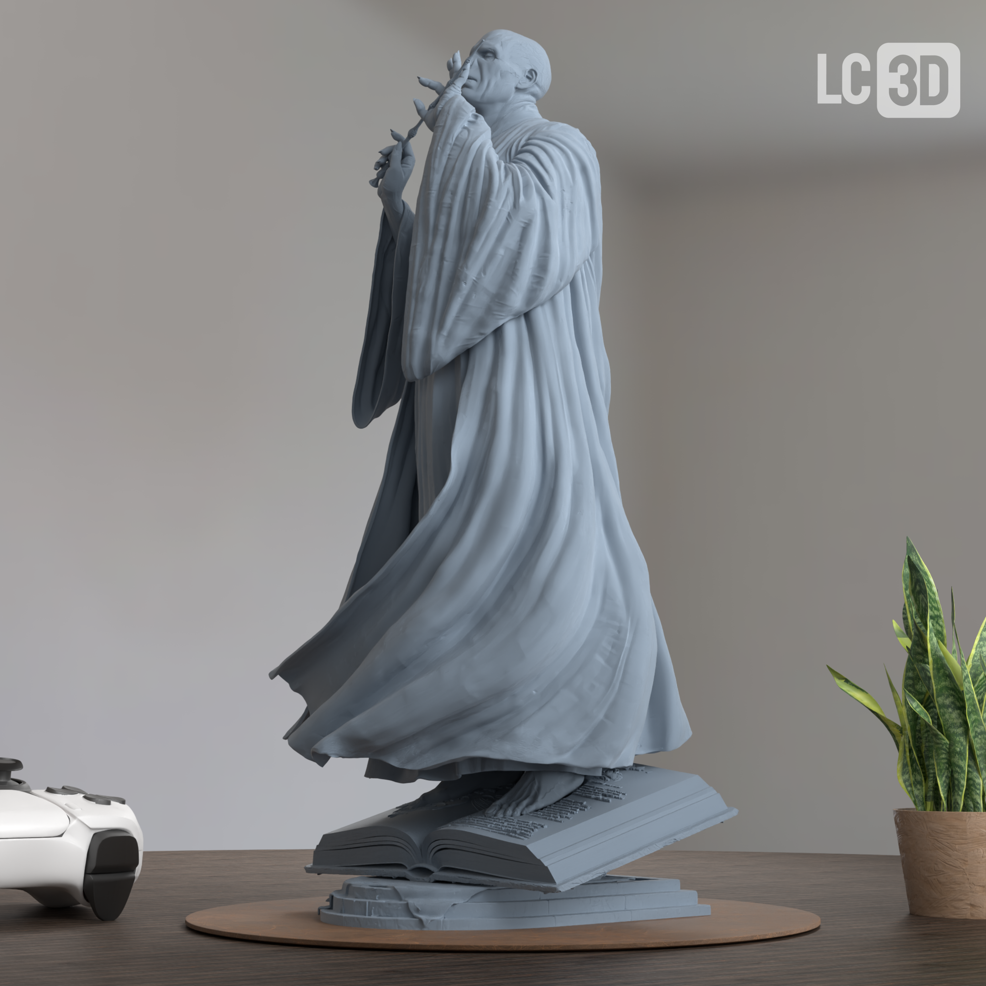 Lord Voldemort Harry Potter Figure 3D Printed Resin Model Kit