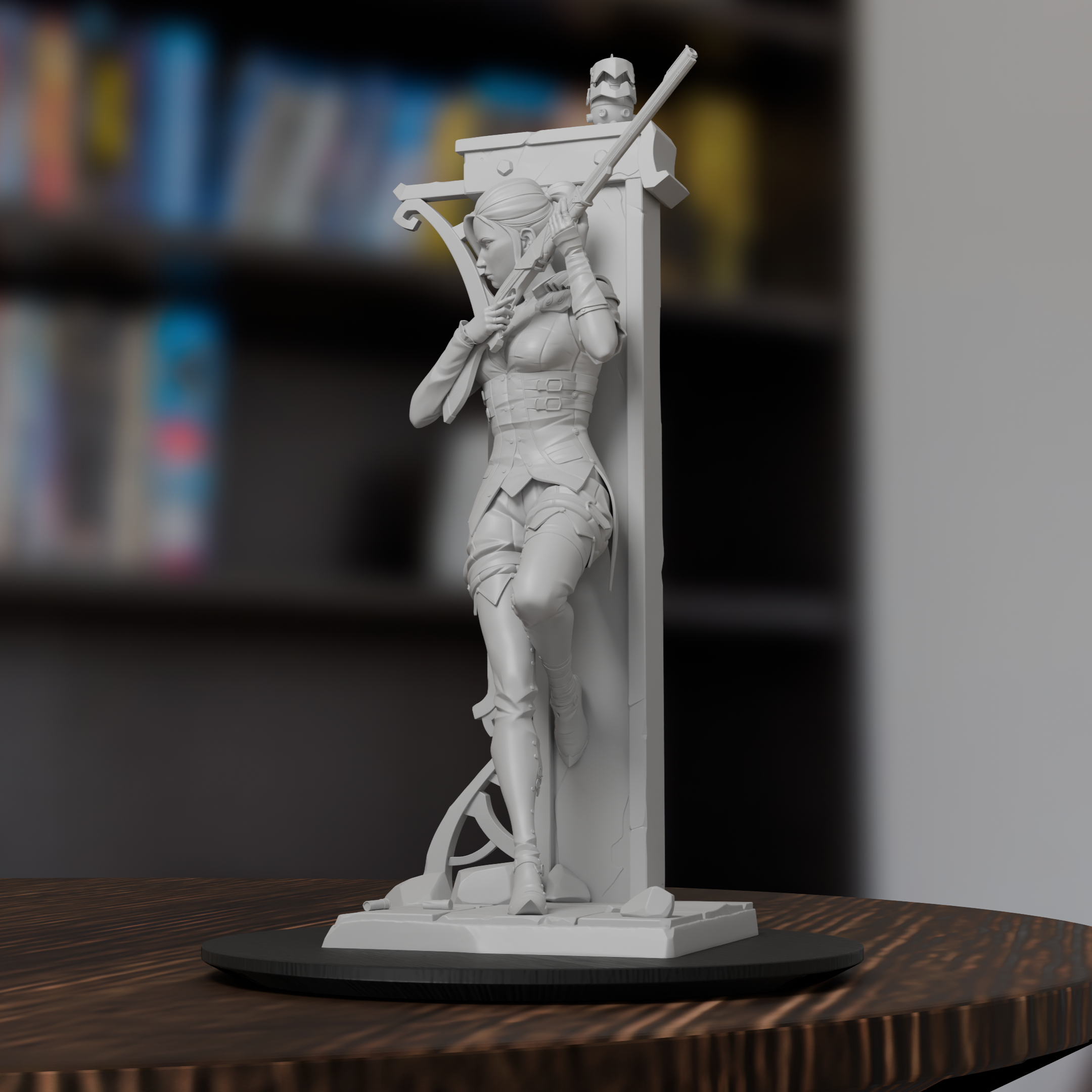 Caitlyn Kiramman Arcane Figure 3D Printed Resin Model Kit