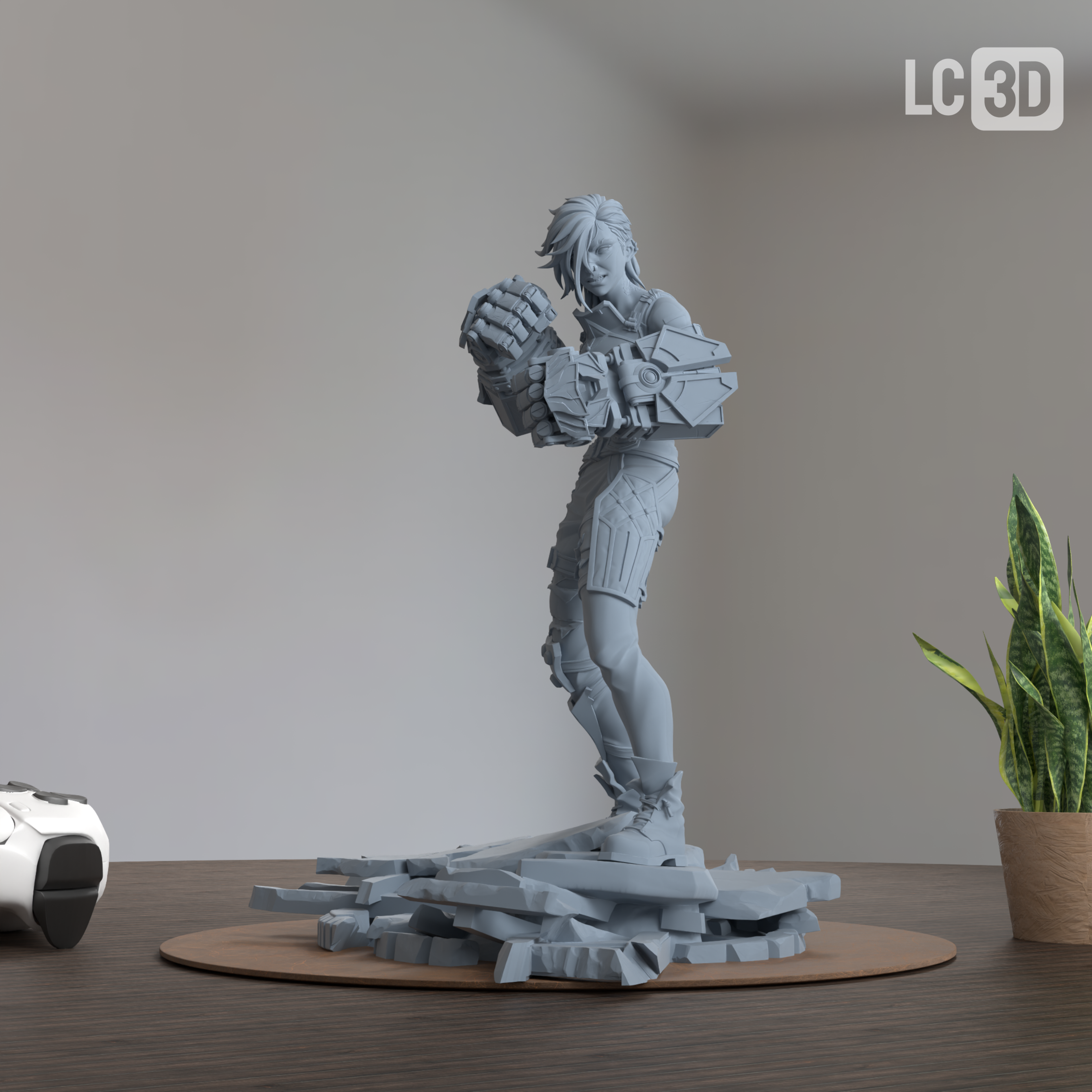VI Arcane Action Figure 3D Printed Resin Model Kit