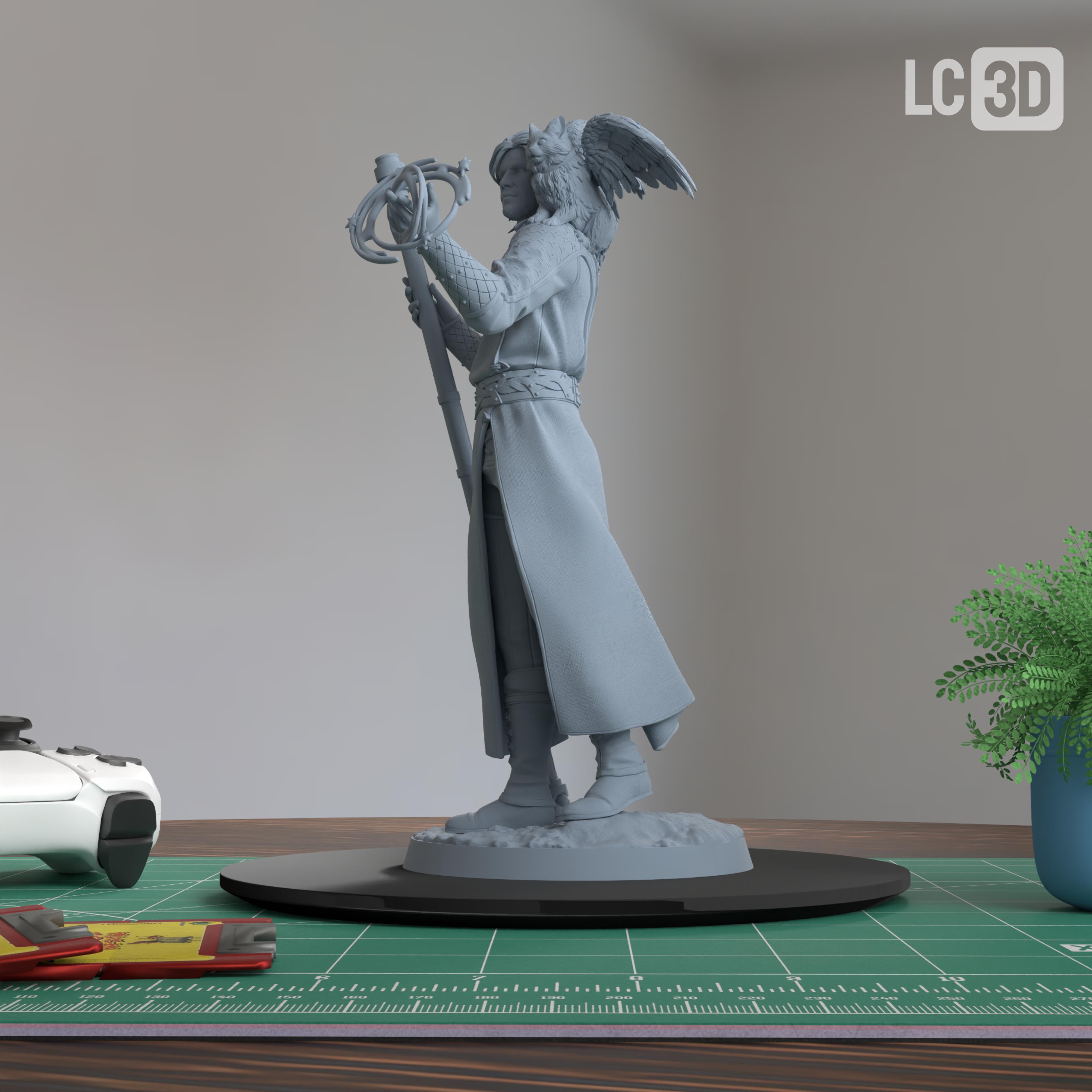 Gale Baldur's Gate 3 Figure 3D Printed Resin Model Kit