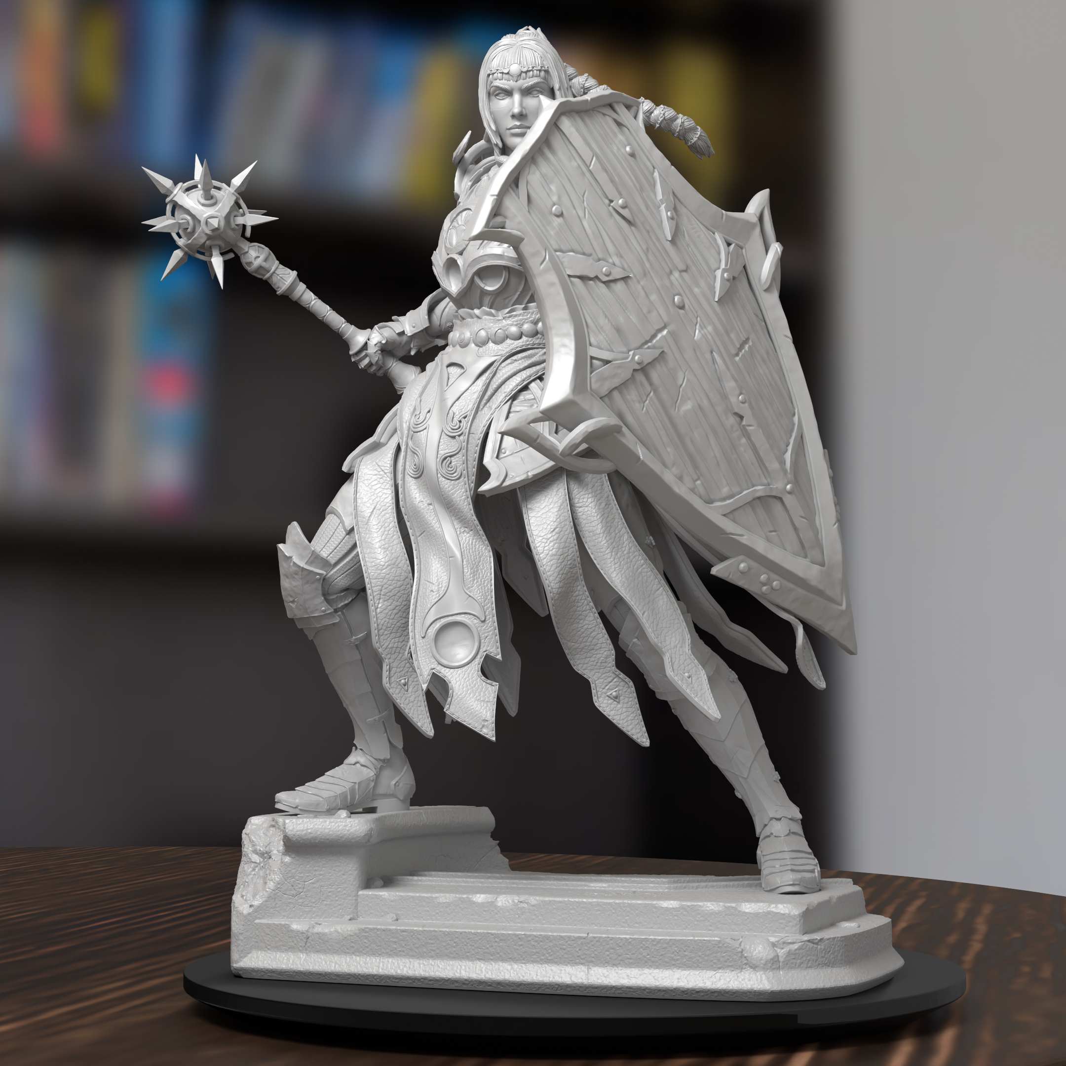 Shadowheart Baldur's Gate 3 Figure Resin 3D Printed Model Kit