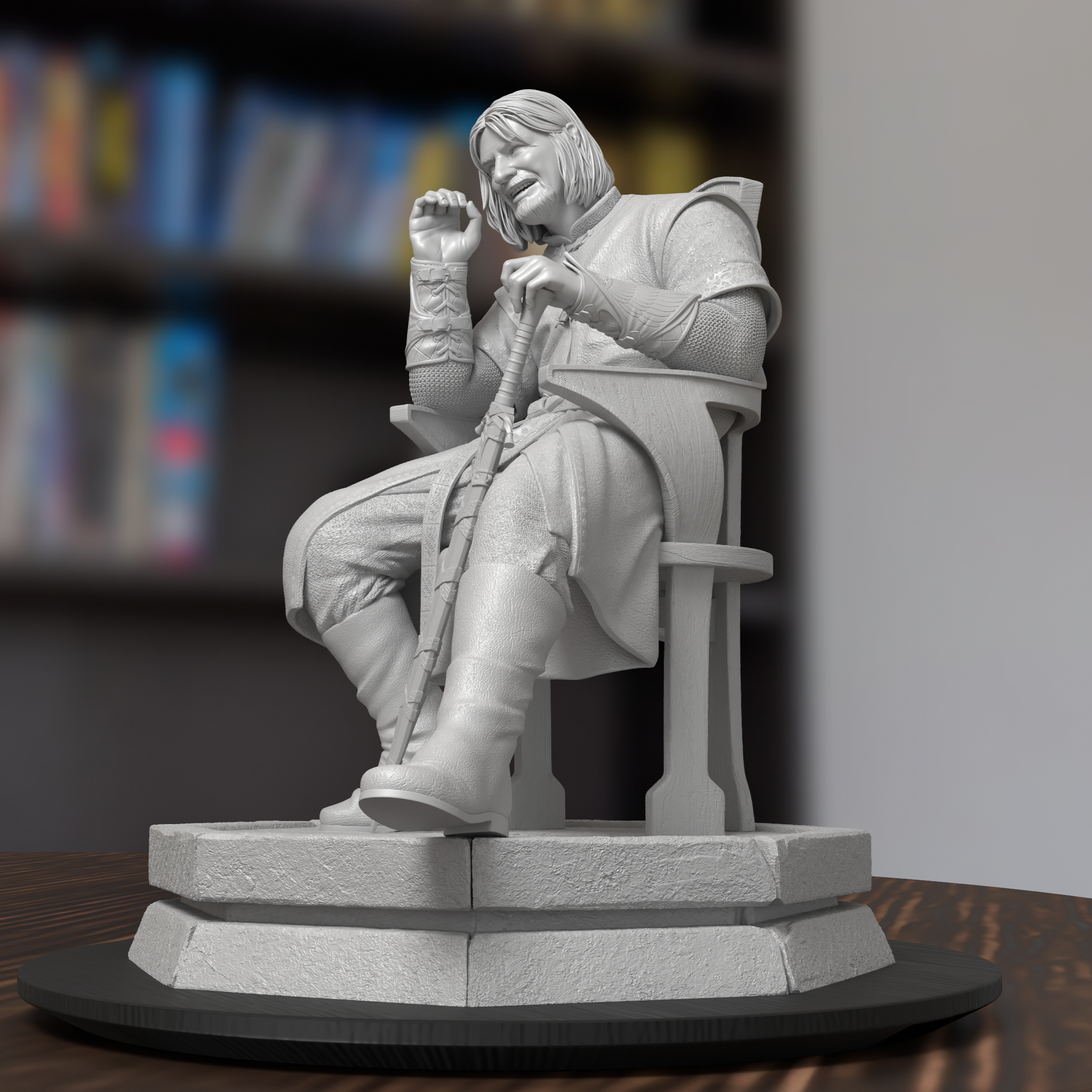 Boromir The Lord Of The Rings Figure 3D Printed Resin Model Kit