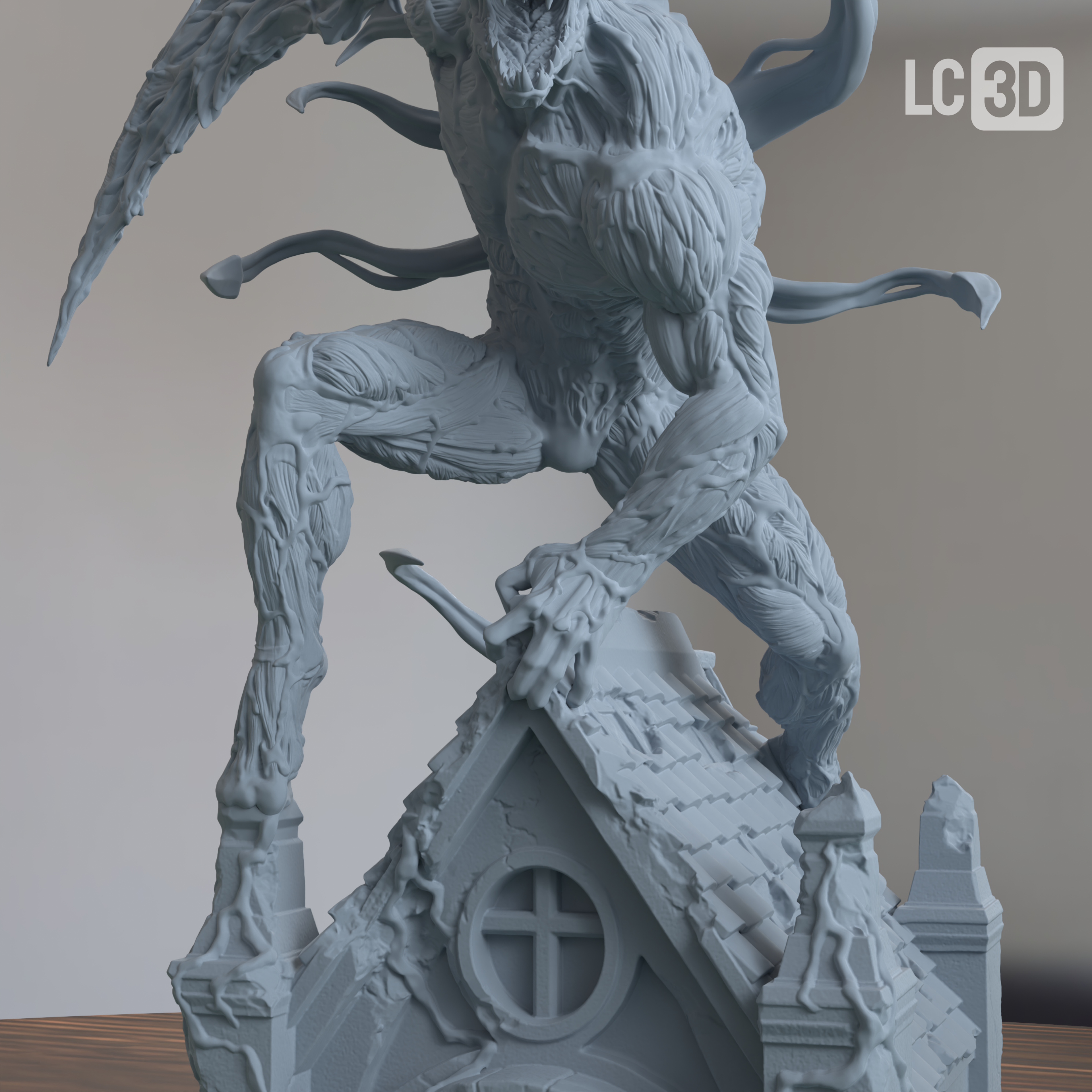 Carnage Venom Figure 3D Printed Resin Model Kit