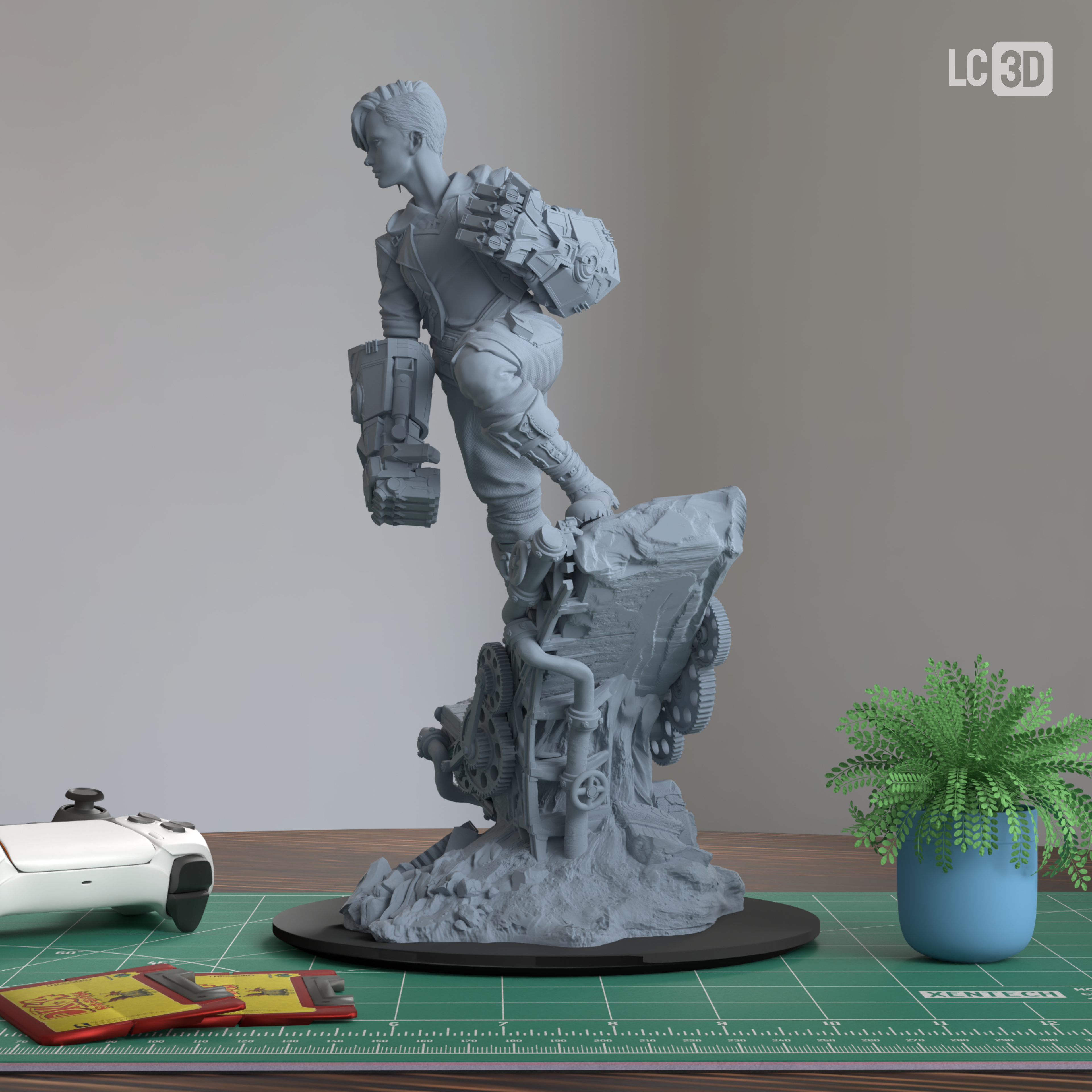 VI Arcane Figure 3D Printed Resin Model Kit
