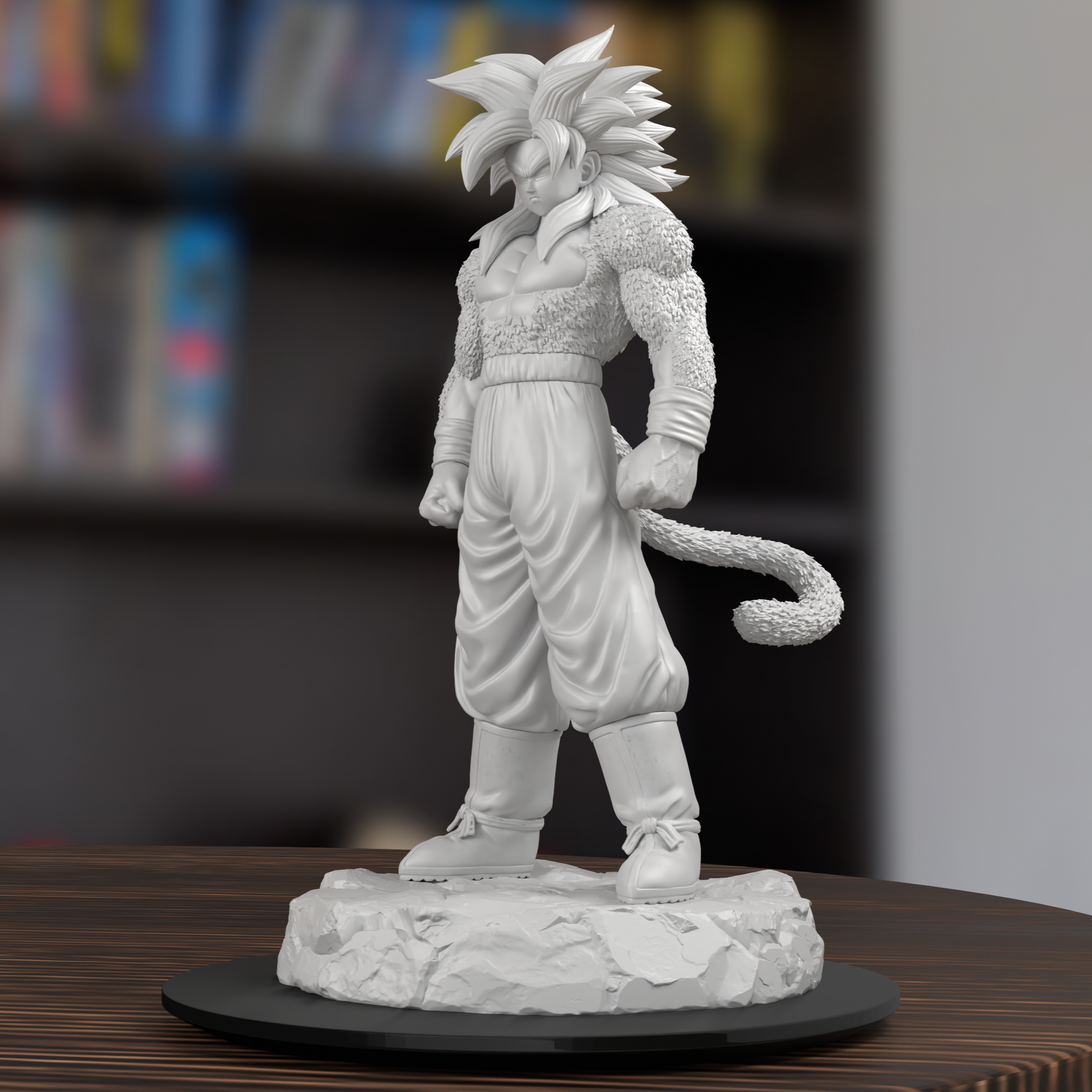 Goku SSJ4 Dragon Ball Figure 3D Printed Resin Model Kit