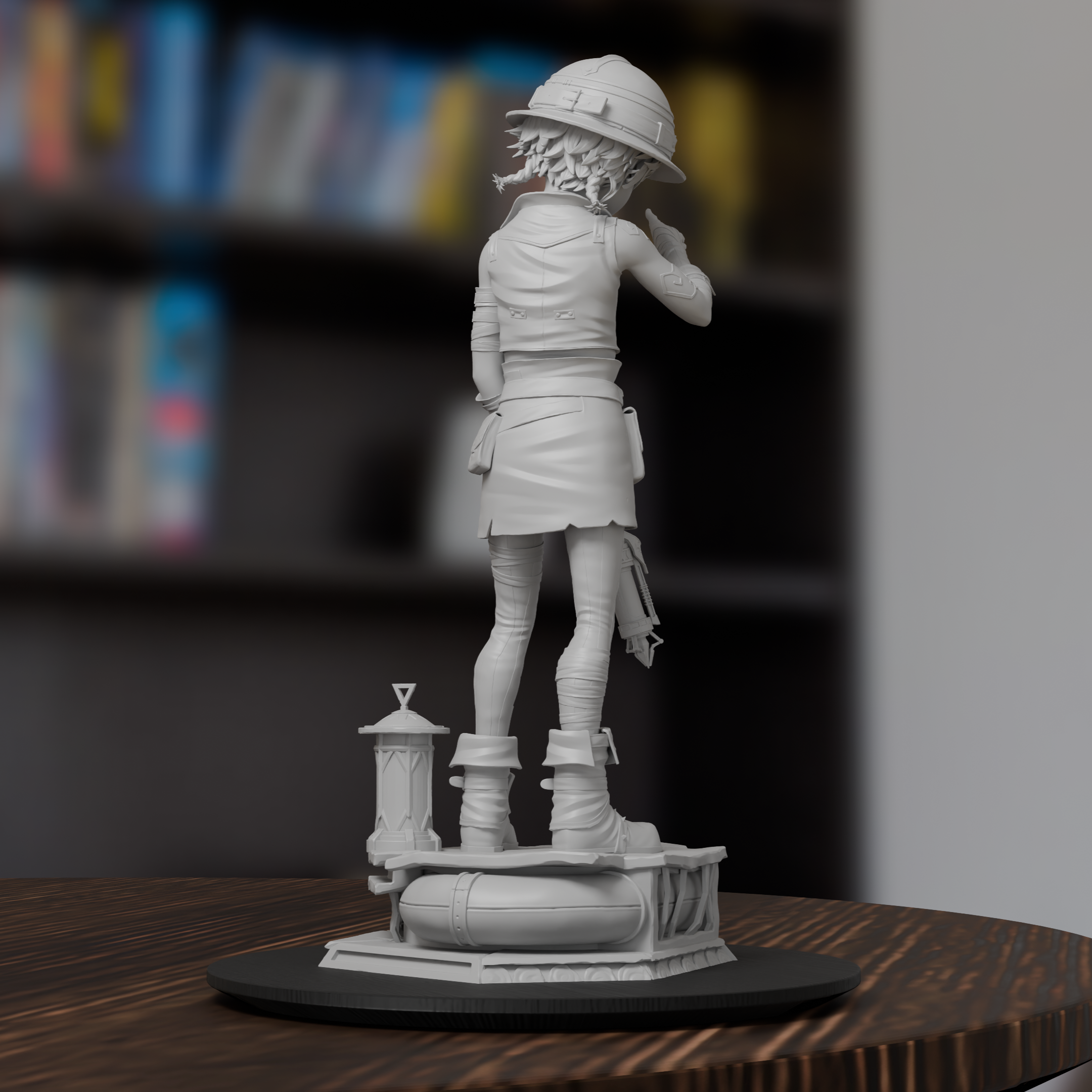 Isha Arcane Figure 3D Printed Resin Model Kit