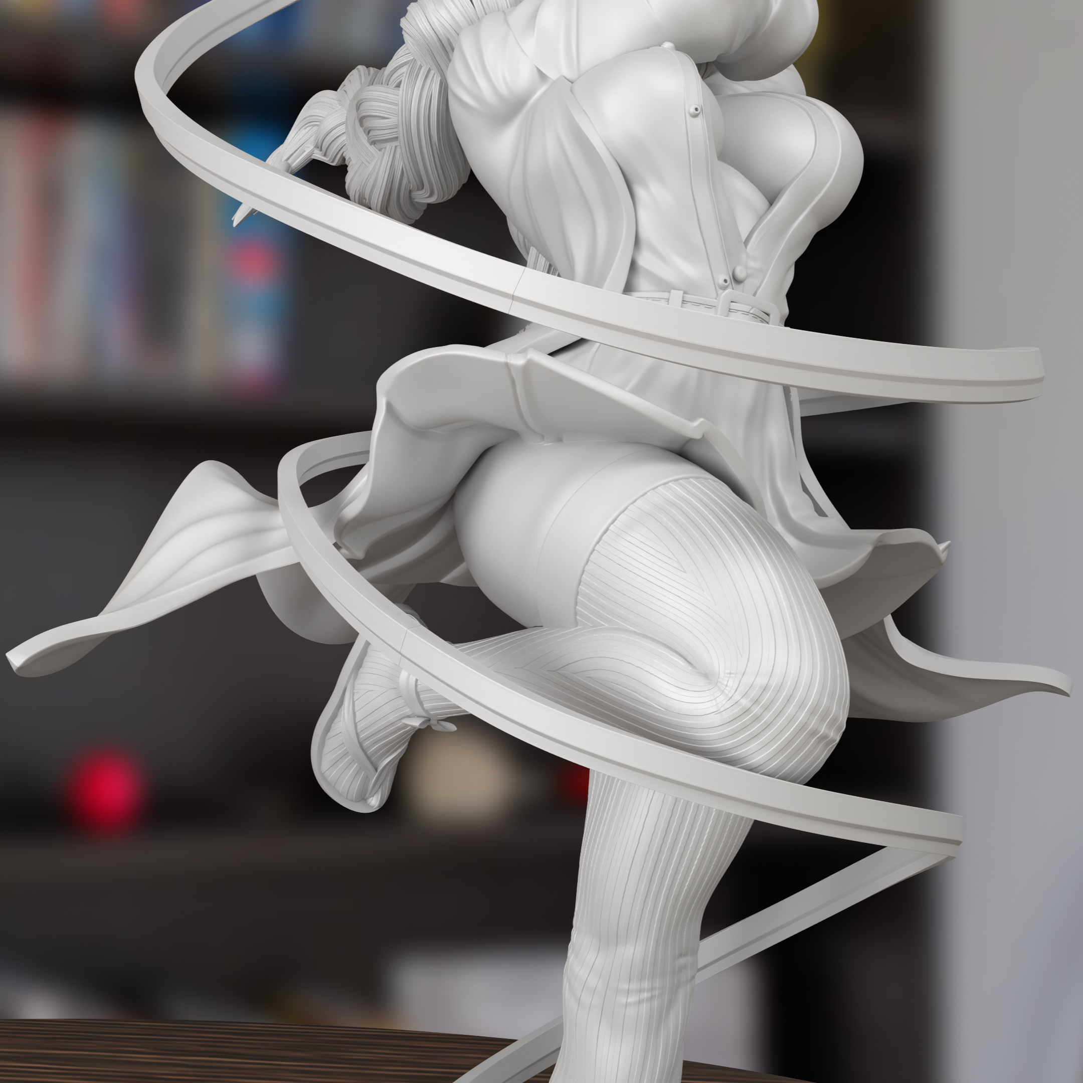 Mitsuri Demon Slayer Figure 3D Printed Resin Model Kit