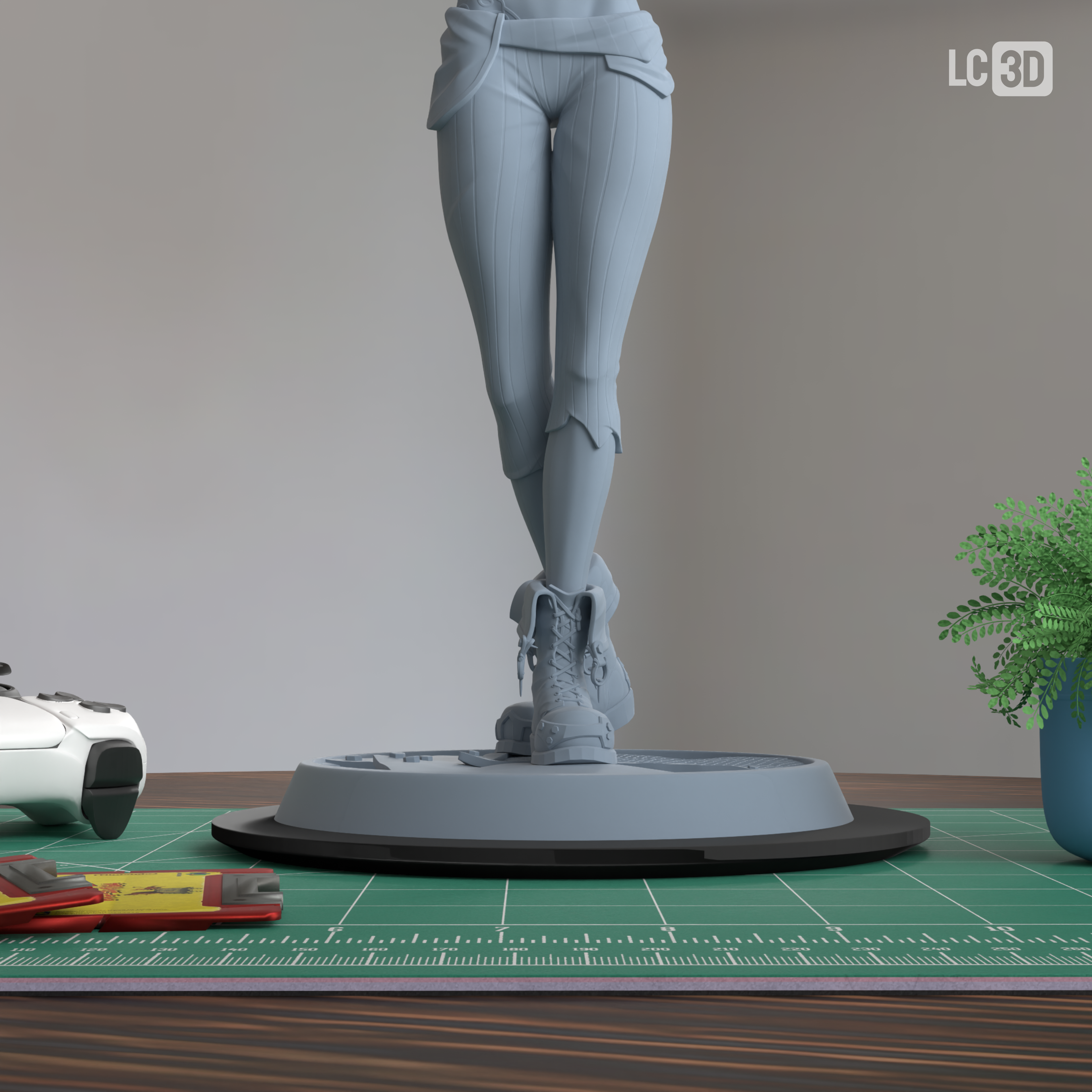 Broken Jinx Arcane Figure 3D Printed Resin Model Kit
