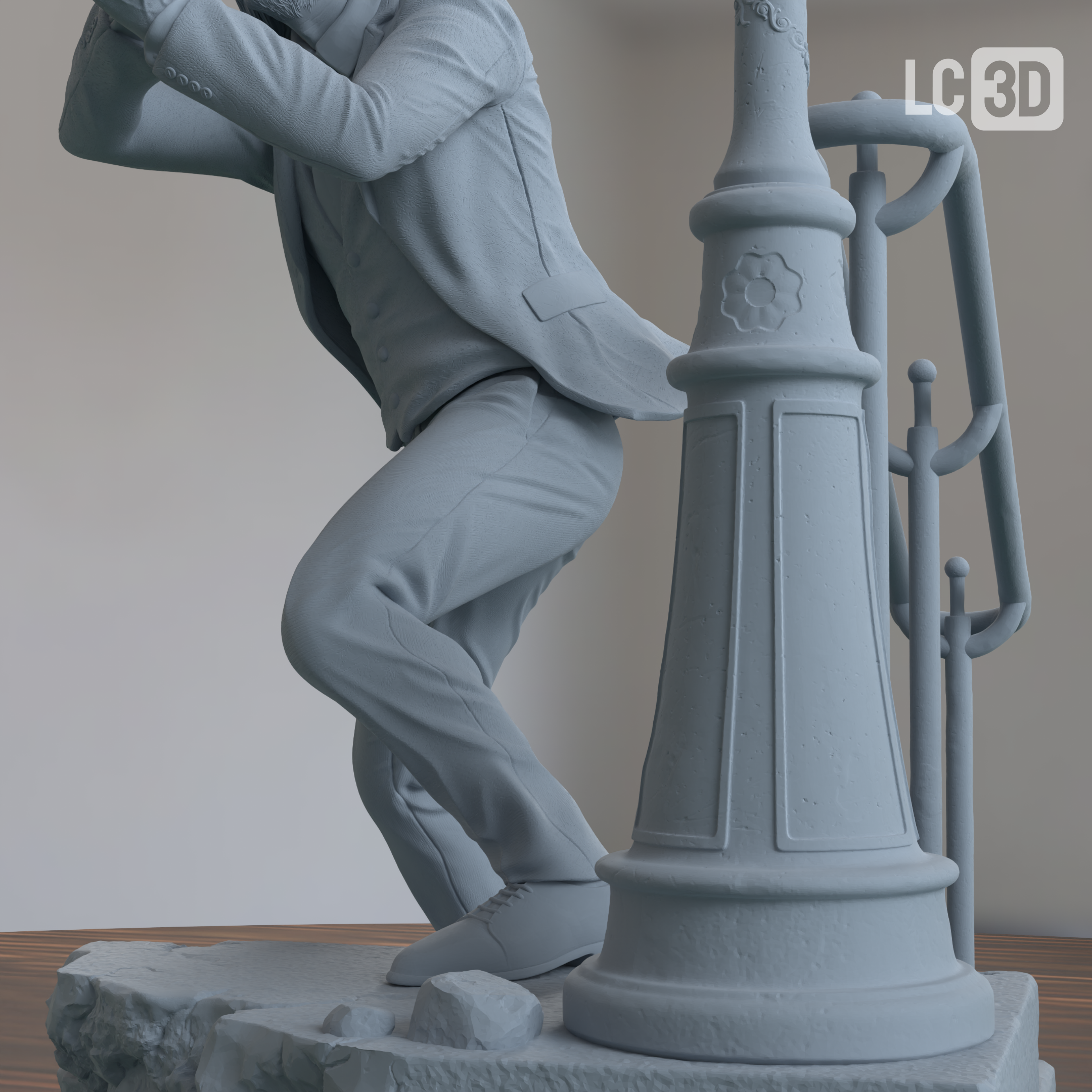 John Wick Action Figure 3D Printed Resin Model Kit