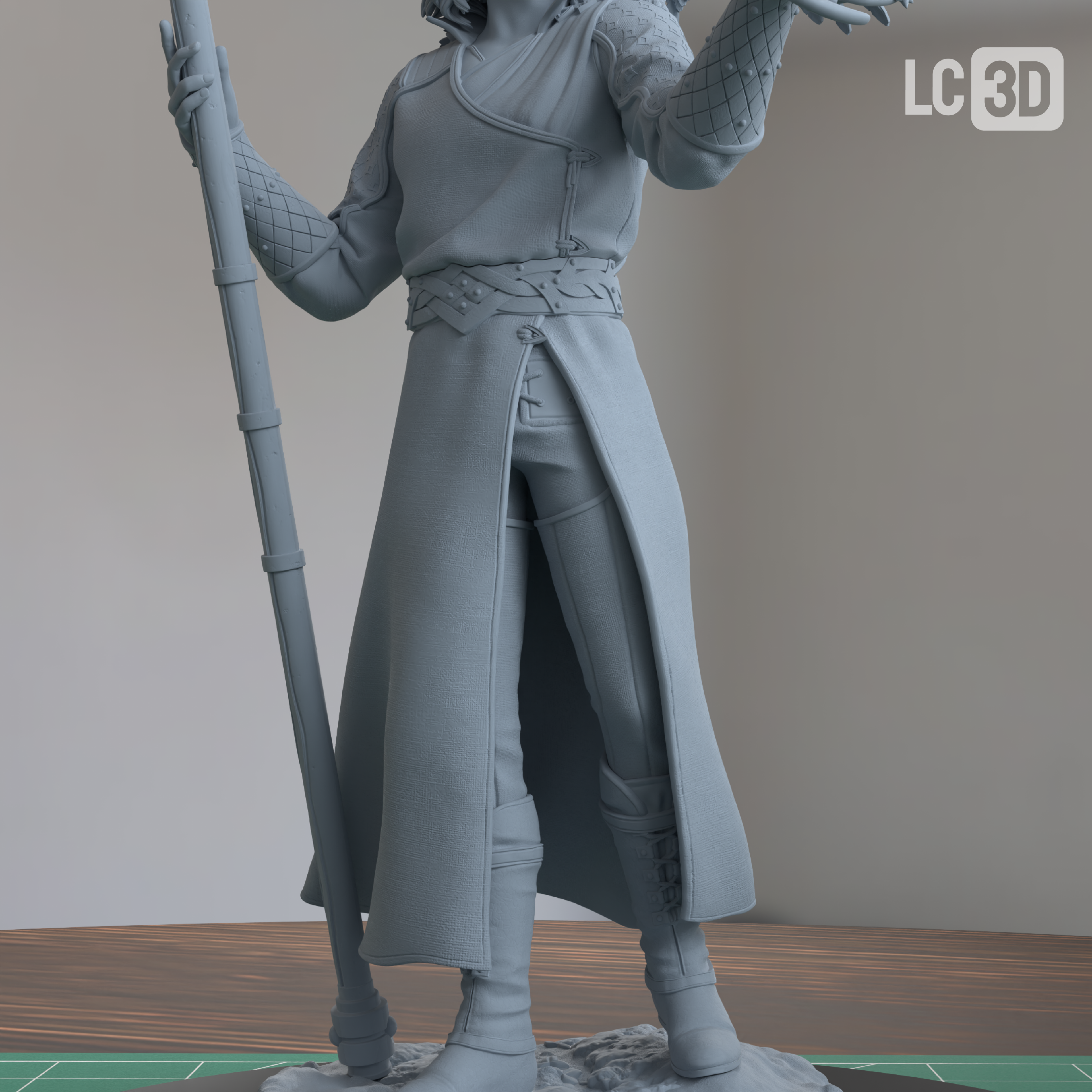 Gale Baldur's Gate 3 Figure 3D Printed Resin Model Kit