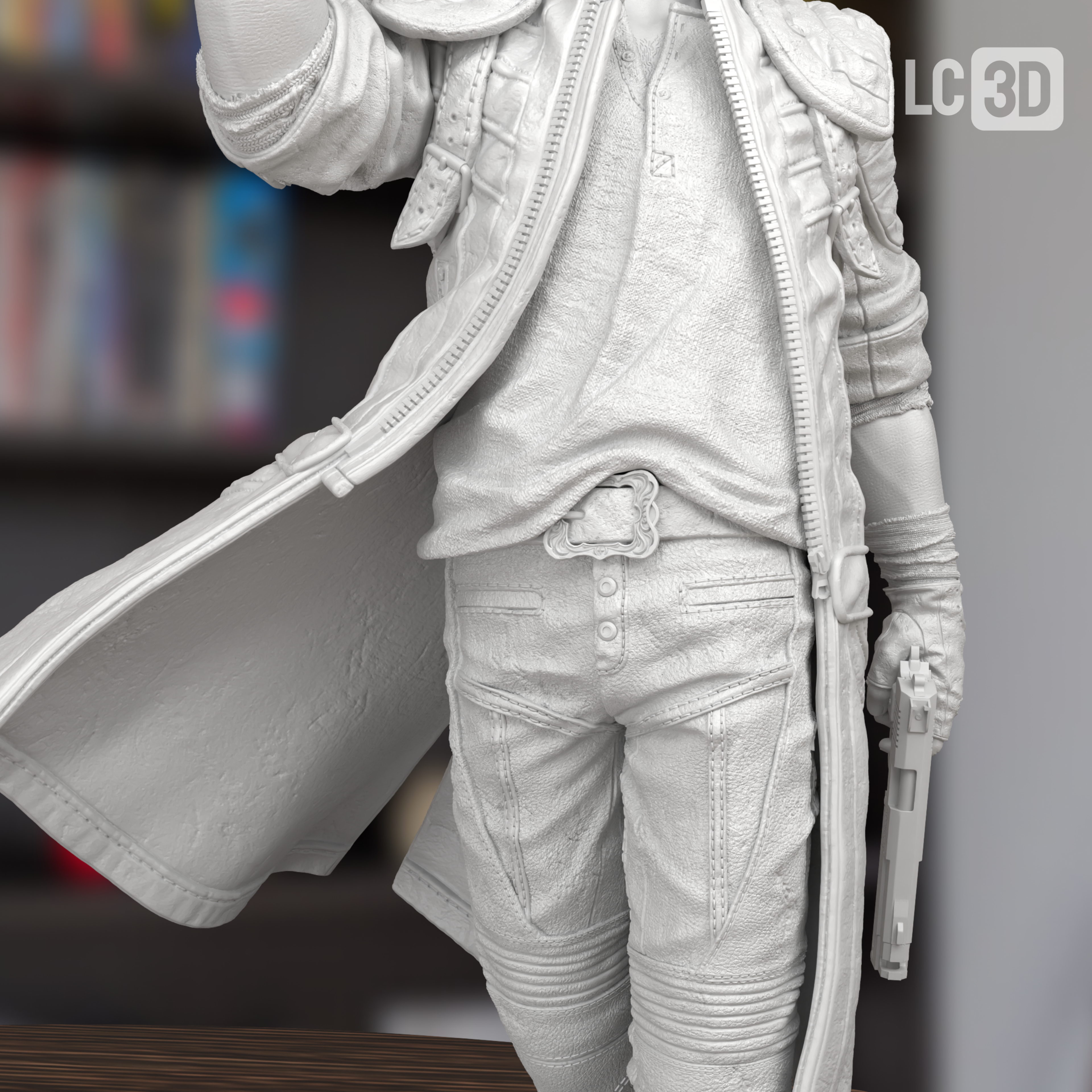 Dante Devil May Cry Figure 3D Printed Resin Model Kit