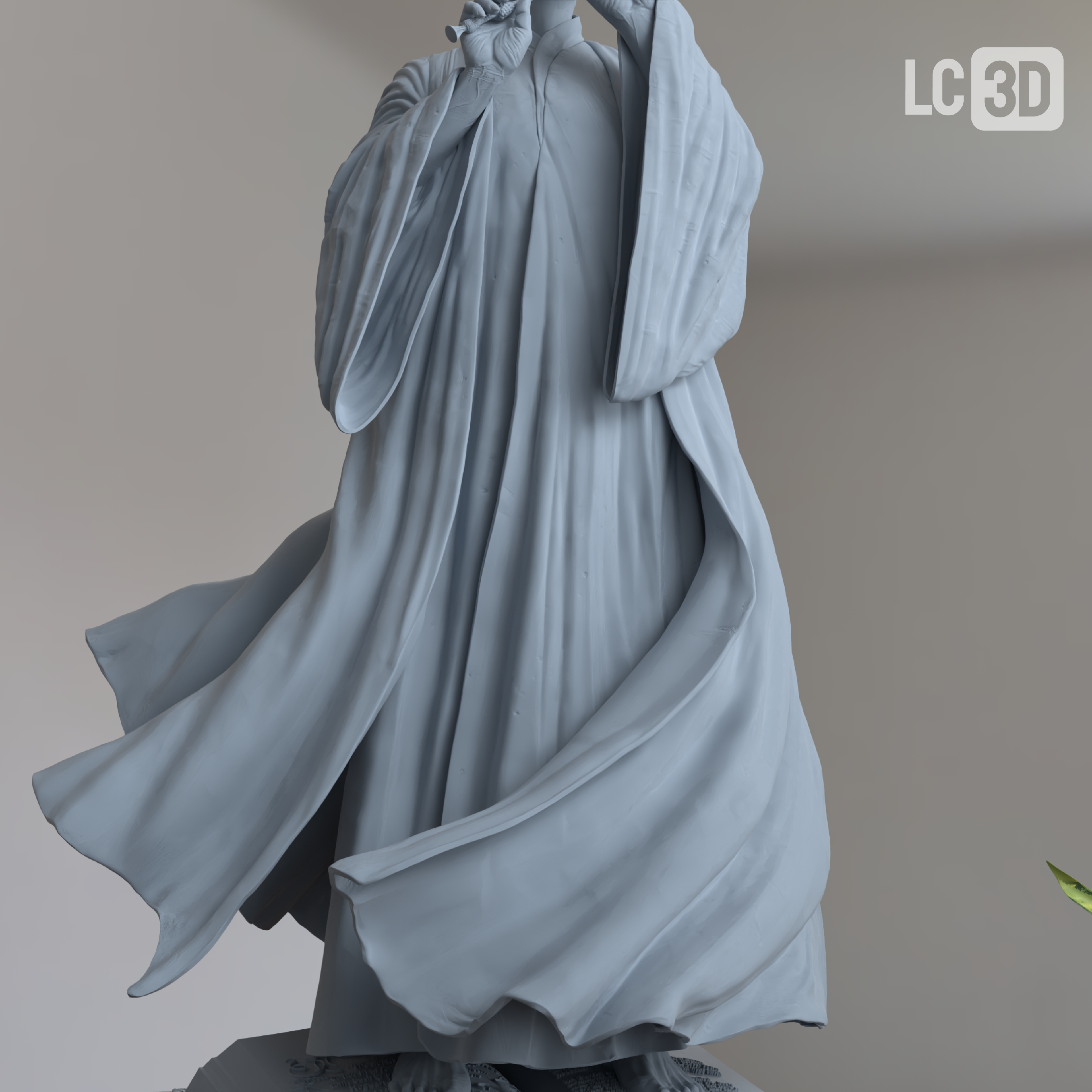 Lord Voldemort Harry Potter Figure 3D Printed Resin Model Kit